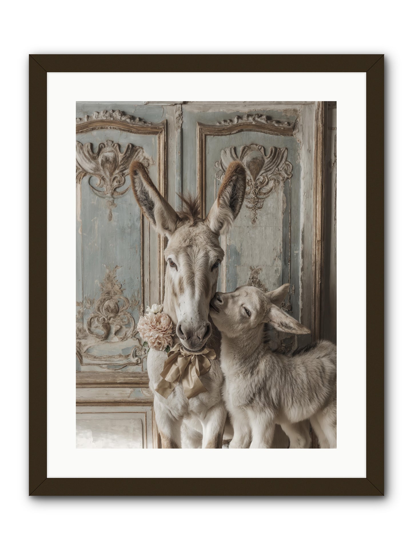 The Velvet Whisper -- Framed Print - Black 18x24