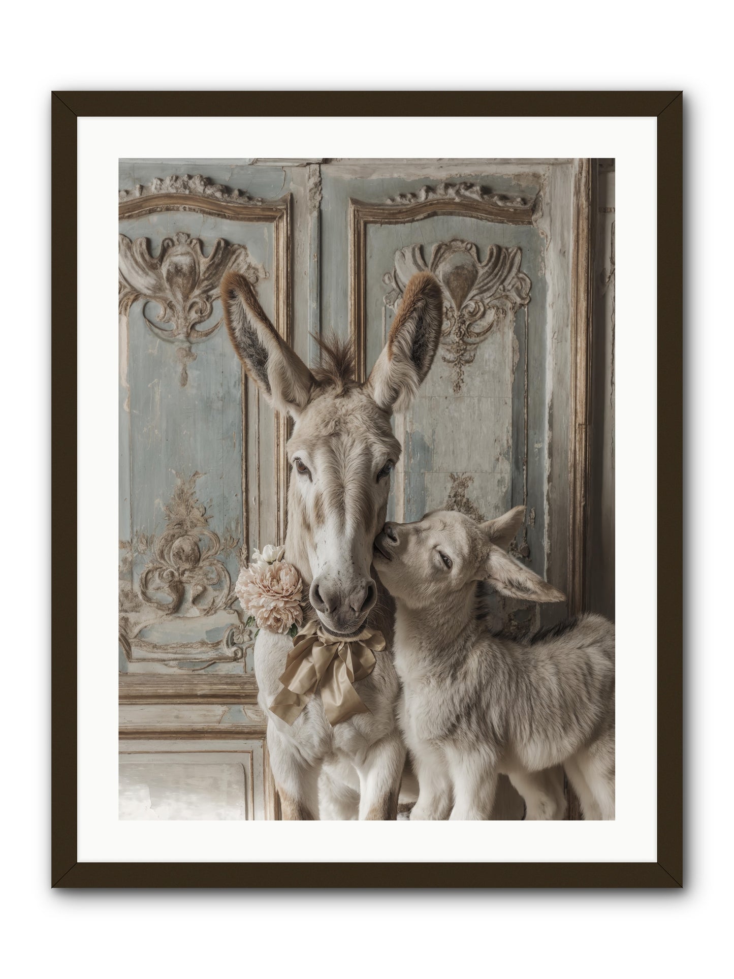 The Velvet Whisper -- Framed Print - Black 24x32