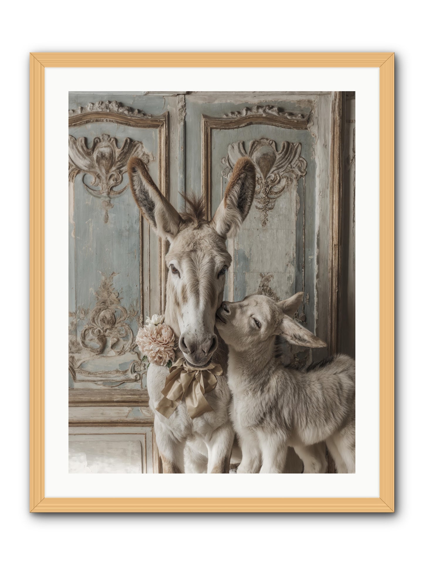 The Velvet Whisper -- Framed Print - Natural 24x32