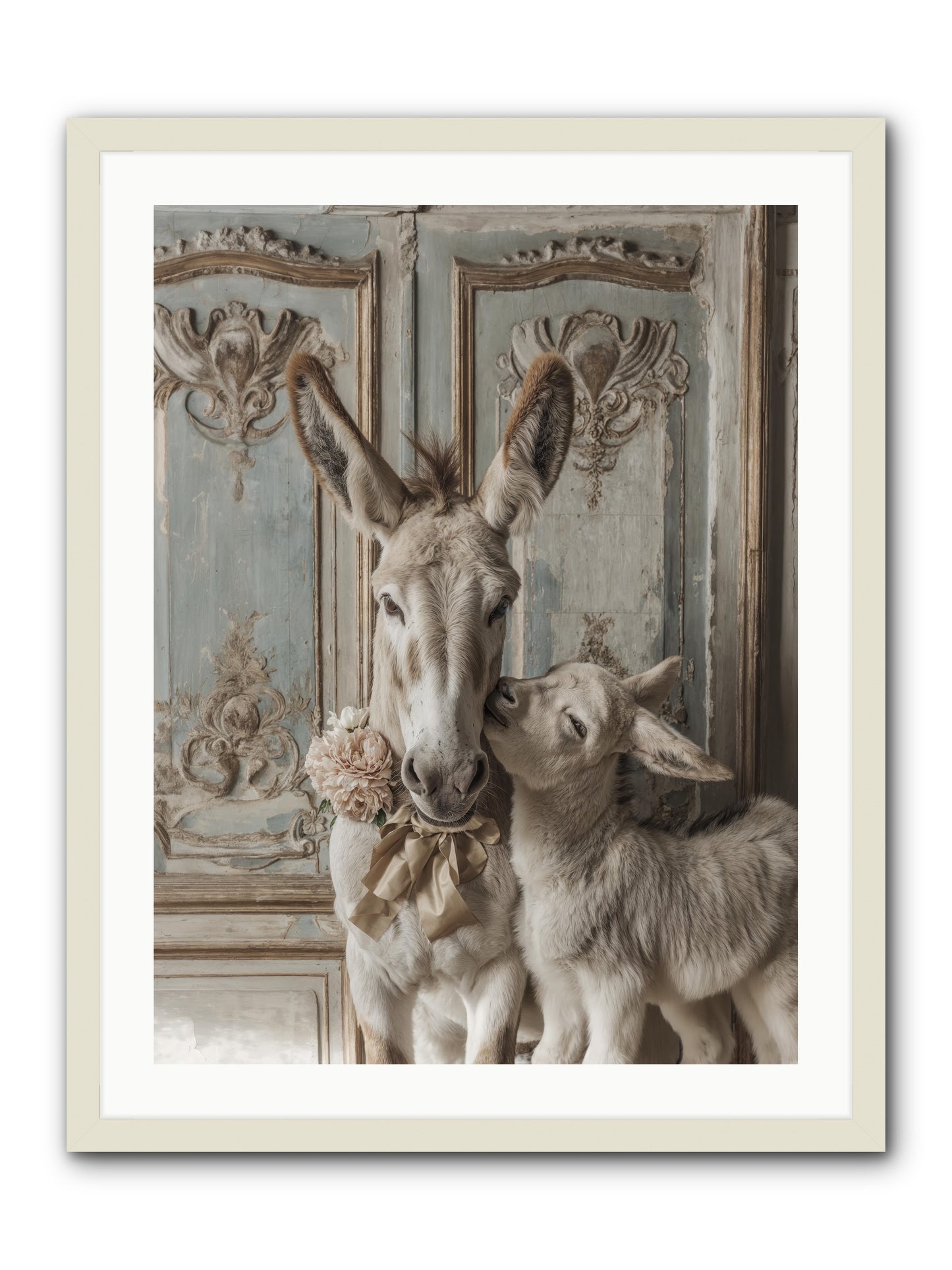 The Velvet Whisper -- Framed Print - White 24x32