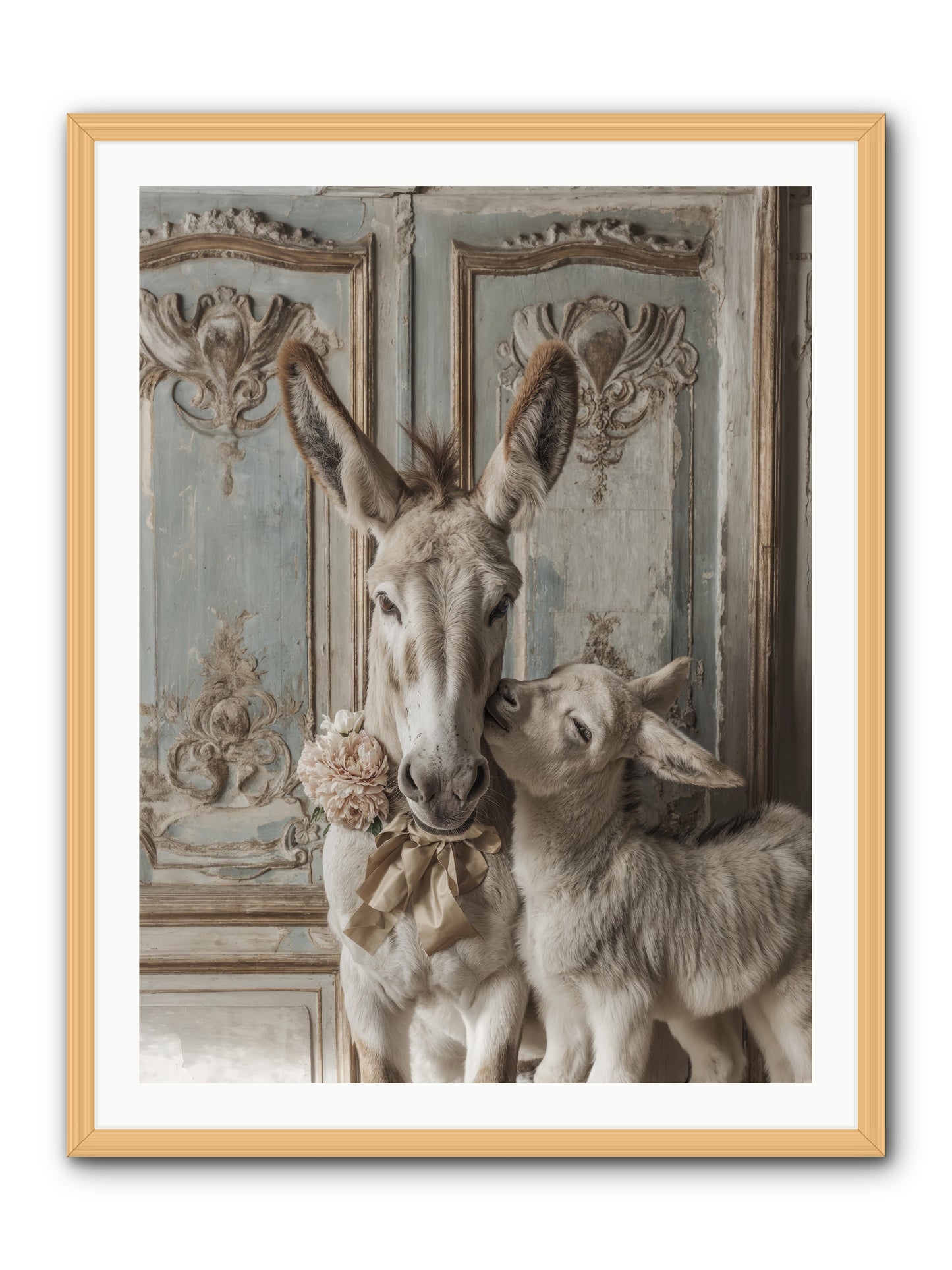 The Velvet Whisper -- Framed Print - Natural 30x40