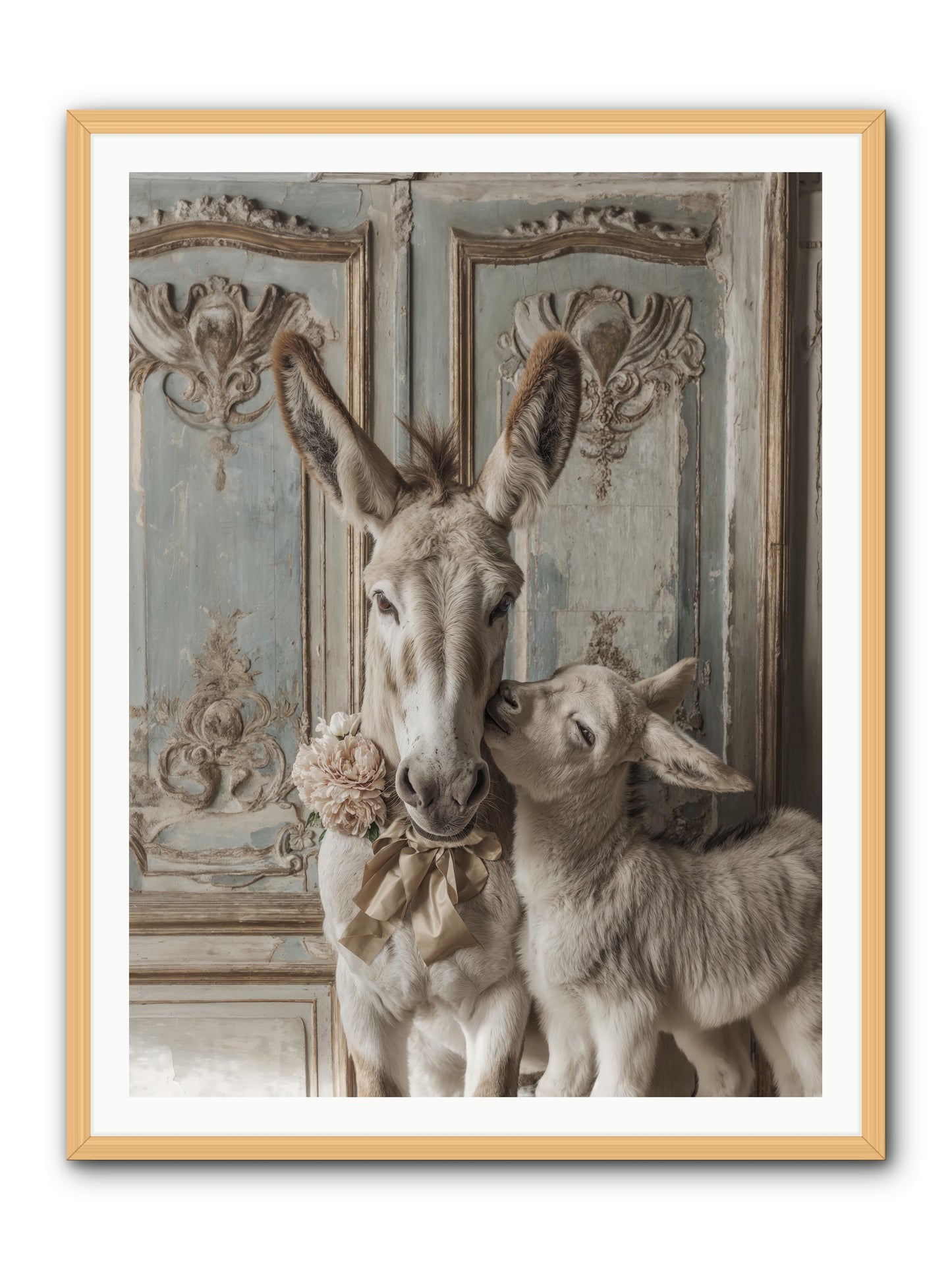 The Velvet Whisper -- Framed Print - Natural 36x48