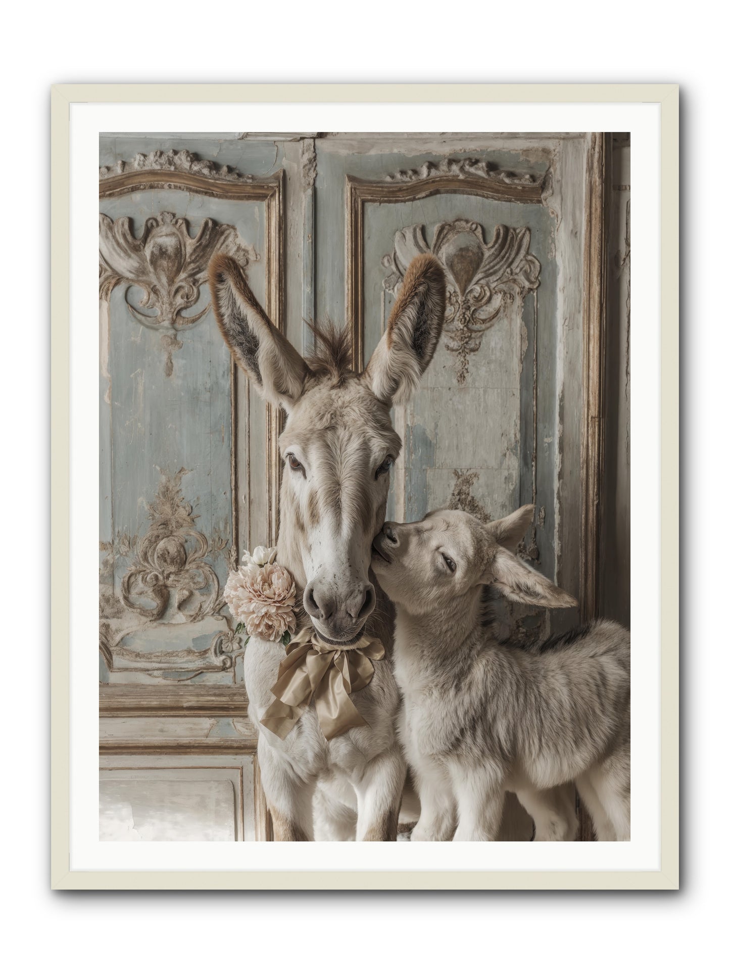 The Velvet Whisper -- Framed Print - White 36x48