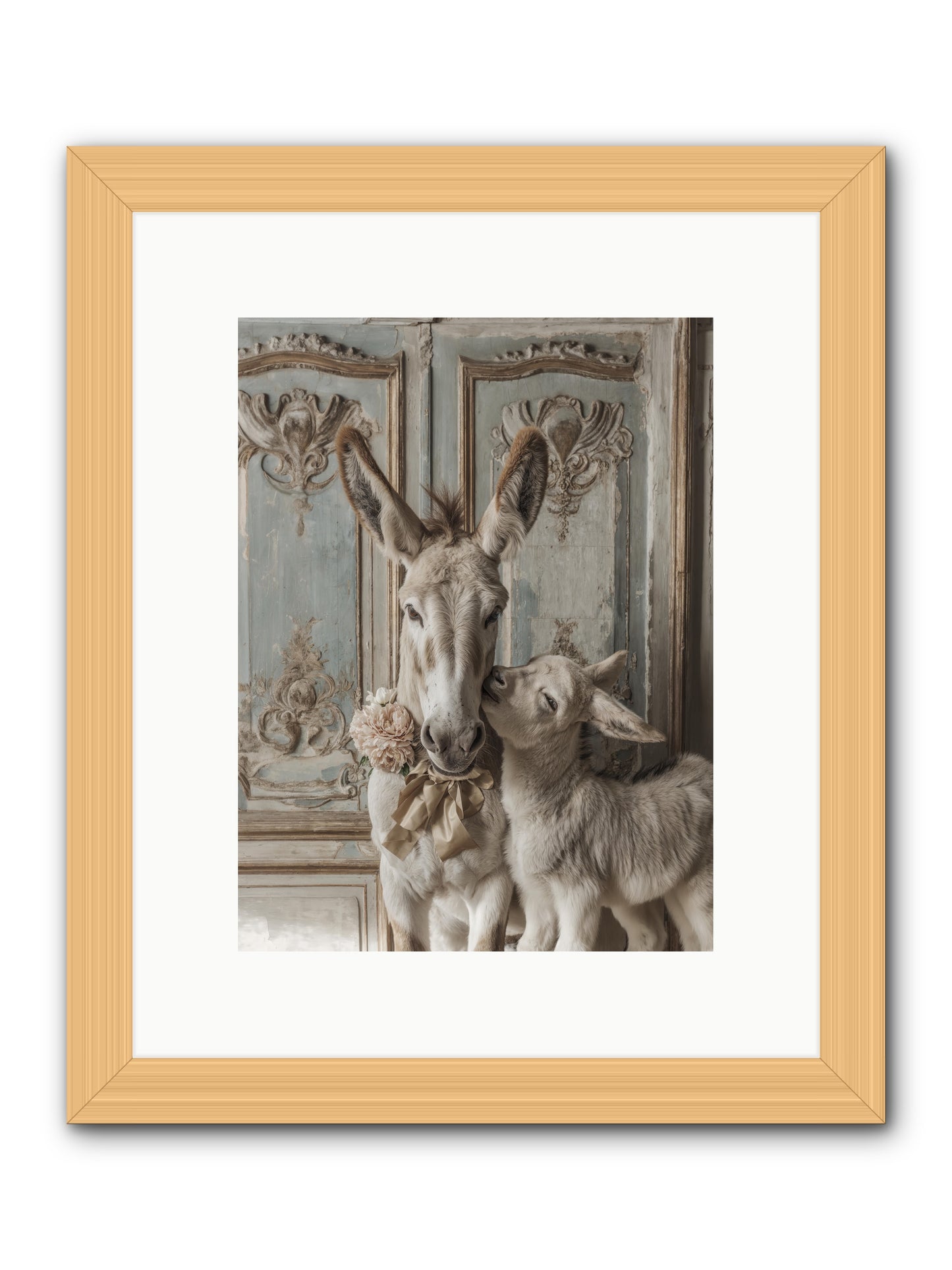 The Velvet Whisper -- Framed Print - Natural 9x12