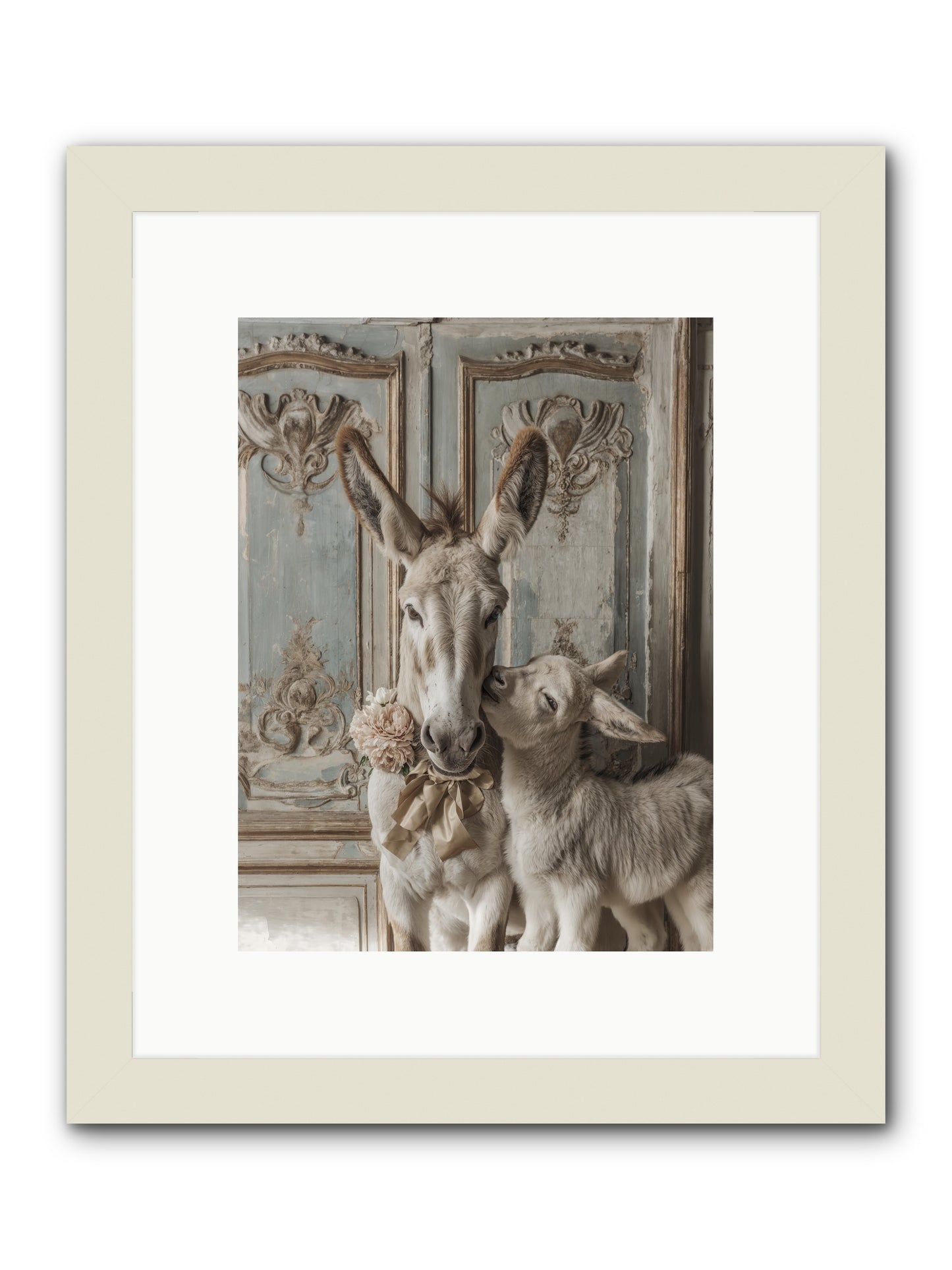 The Velvet Whisper -- Framed Print - White 9x12