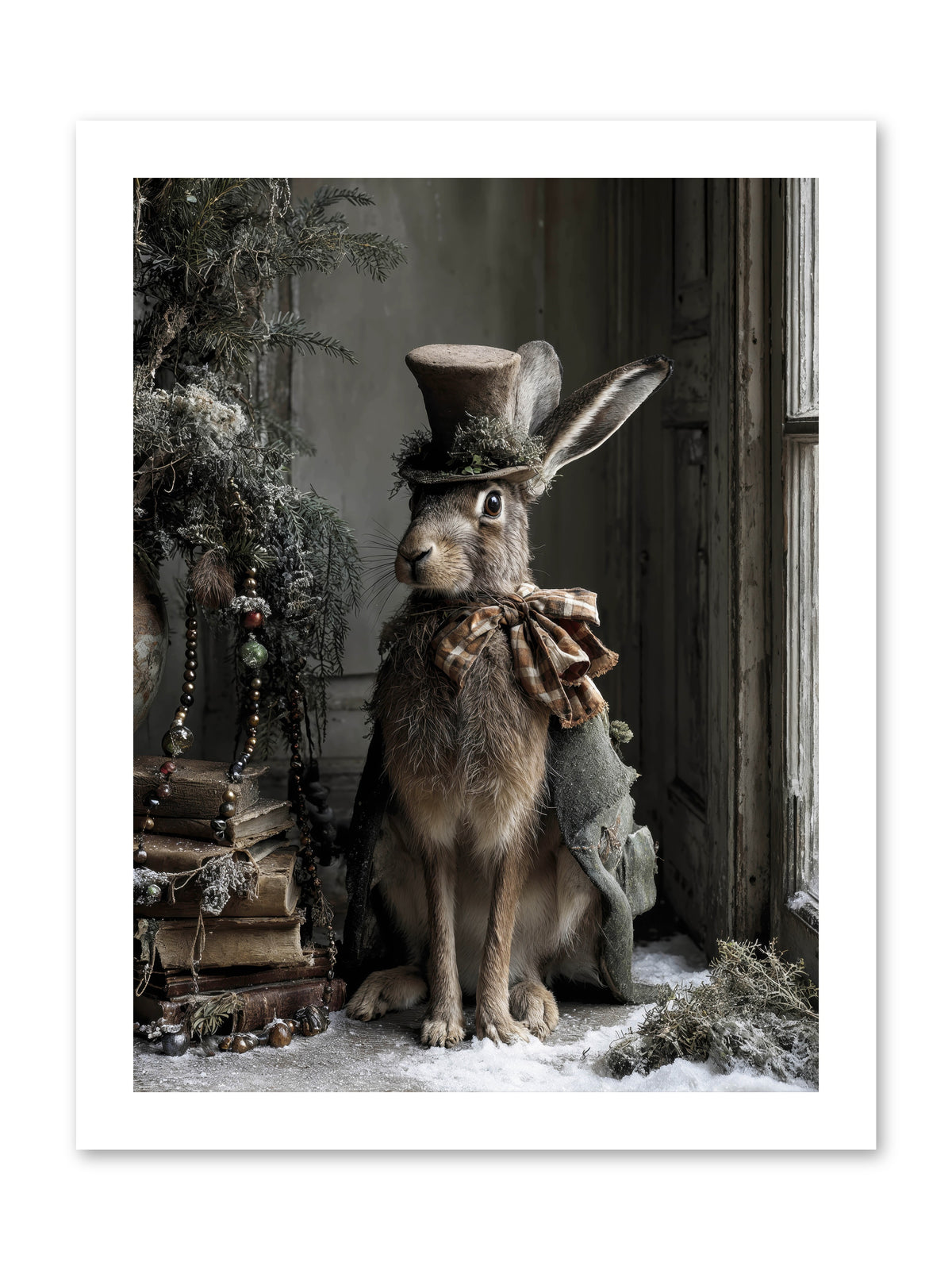 The Velveteen Visitor -- Loose Canvas Print 12x16