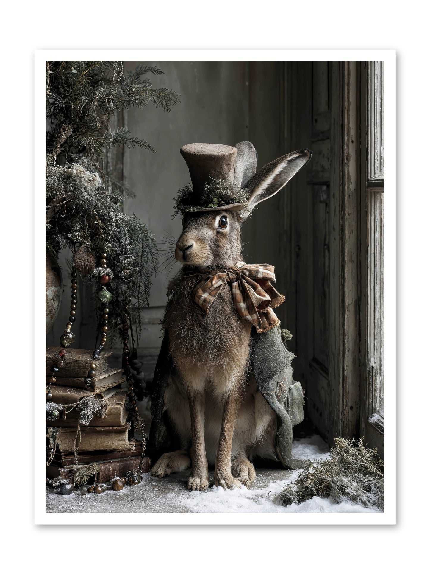 The Velveteen Visitor -- Loose Canvas Print 30x40