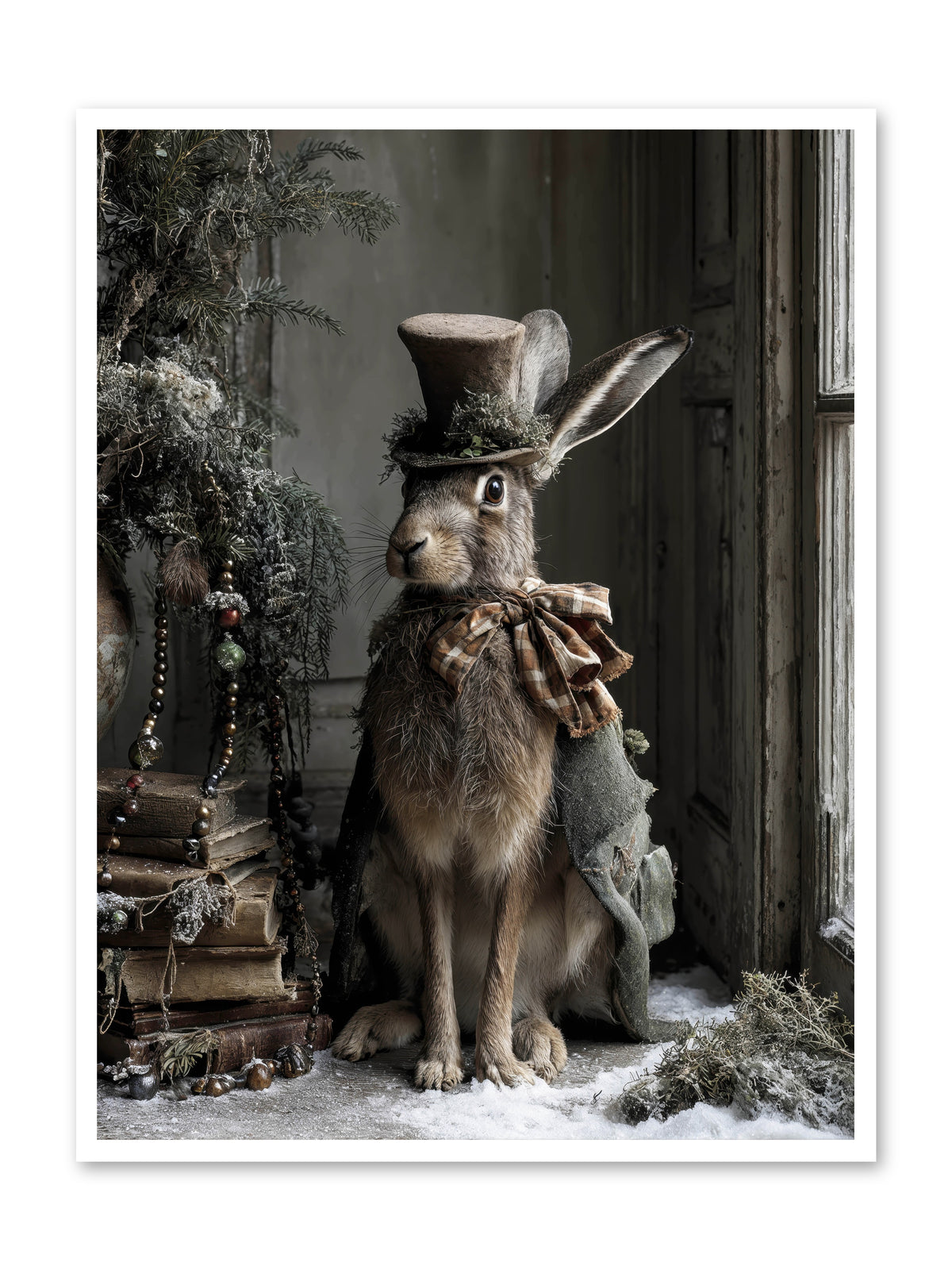 The Velveteen Visitor -- Loose Canvas Print 36x48
