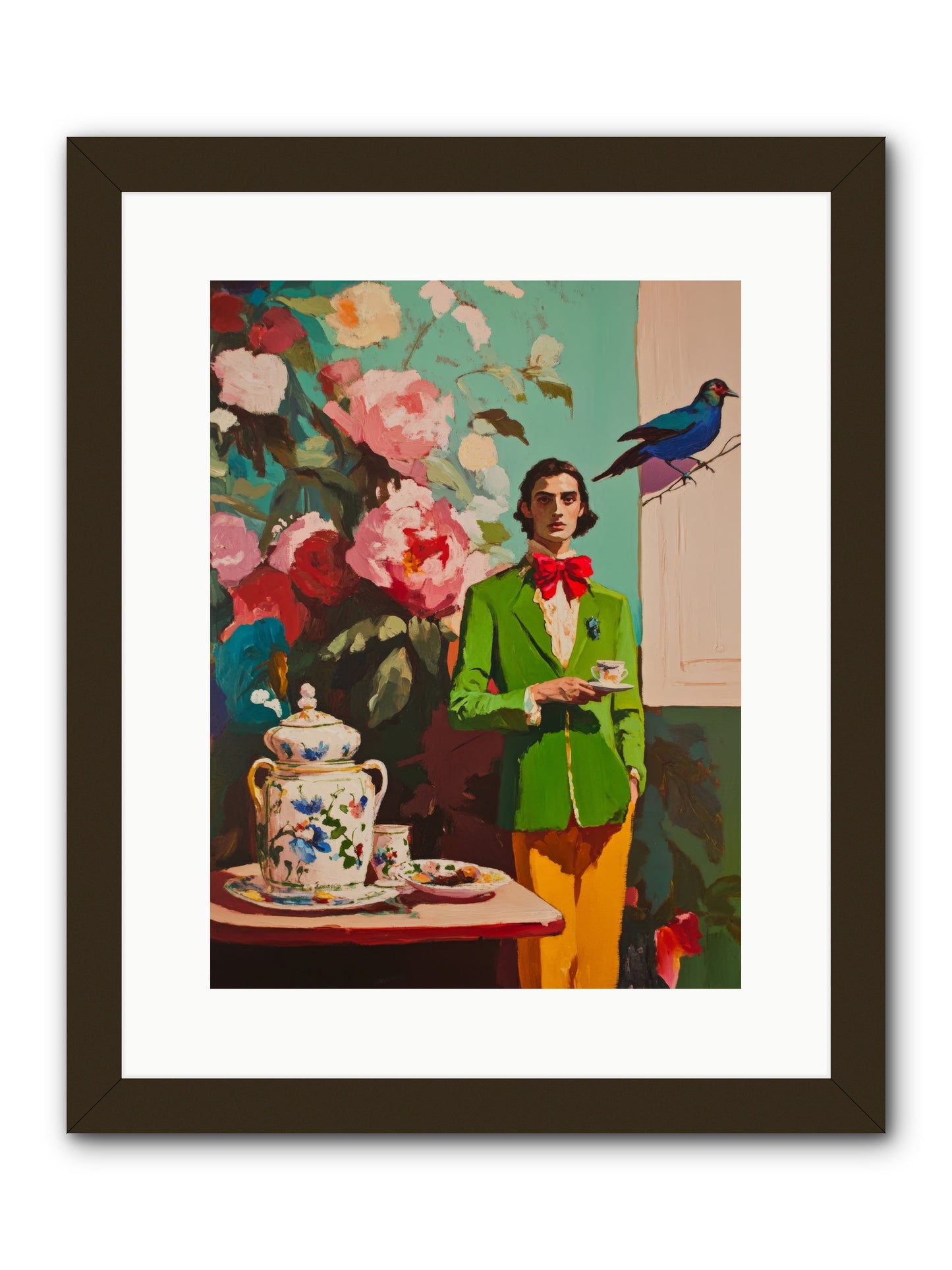The Veranda BotanistRez2 -- Framed Print - Black 12x16