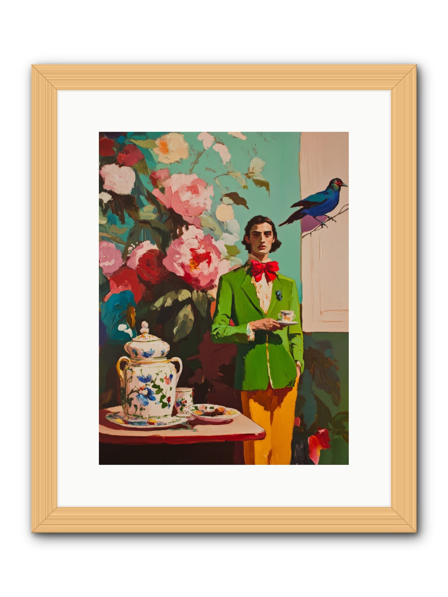 The Veranda BotanistRez2 -- Framed Print - Natural 12x16