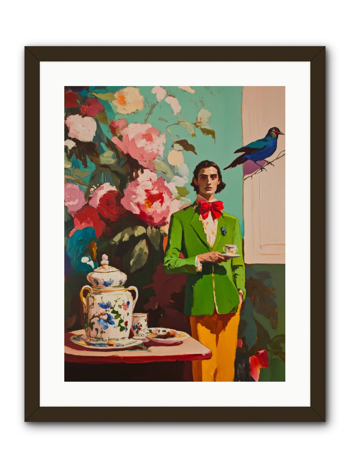The Veranda BotanistRez2 -- Framed Print - Black 18x24