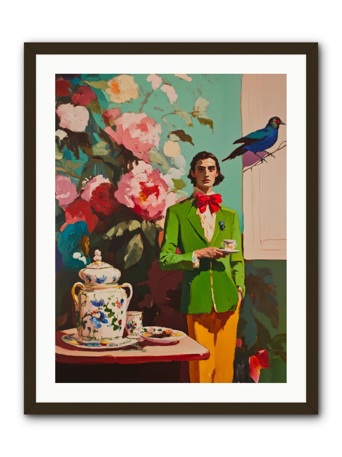 The Veranda BotanistRez2 -- Framed Print - Black 24x32