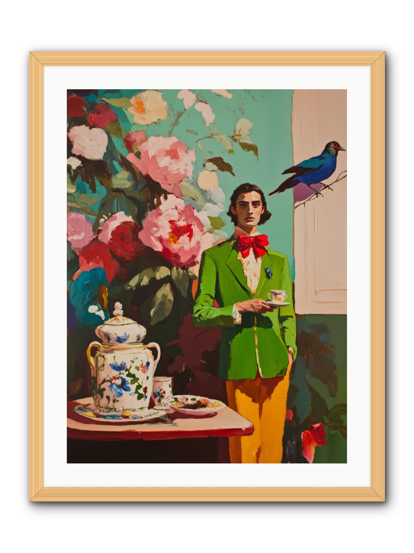 The Veranda BotanistRez2 -- Framed Print - Natural 24x32
