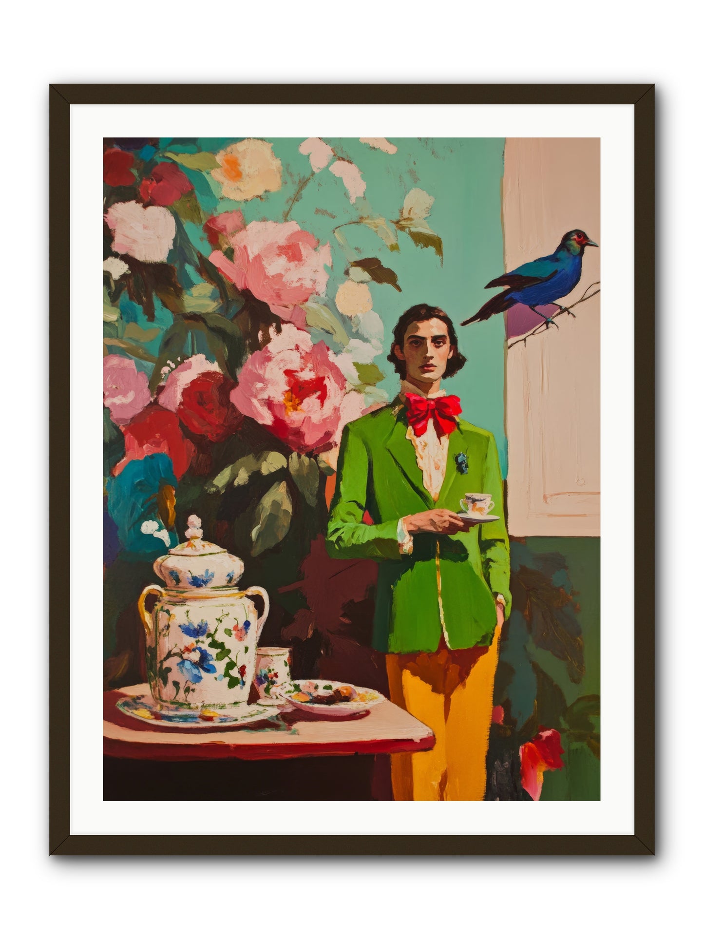 The Veranda BotanistRez2 -- Framed Print - Black 30x40