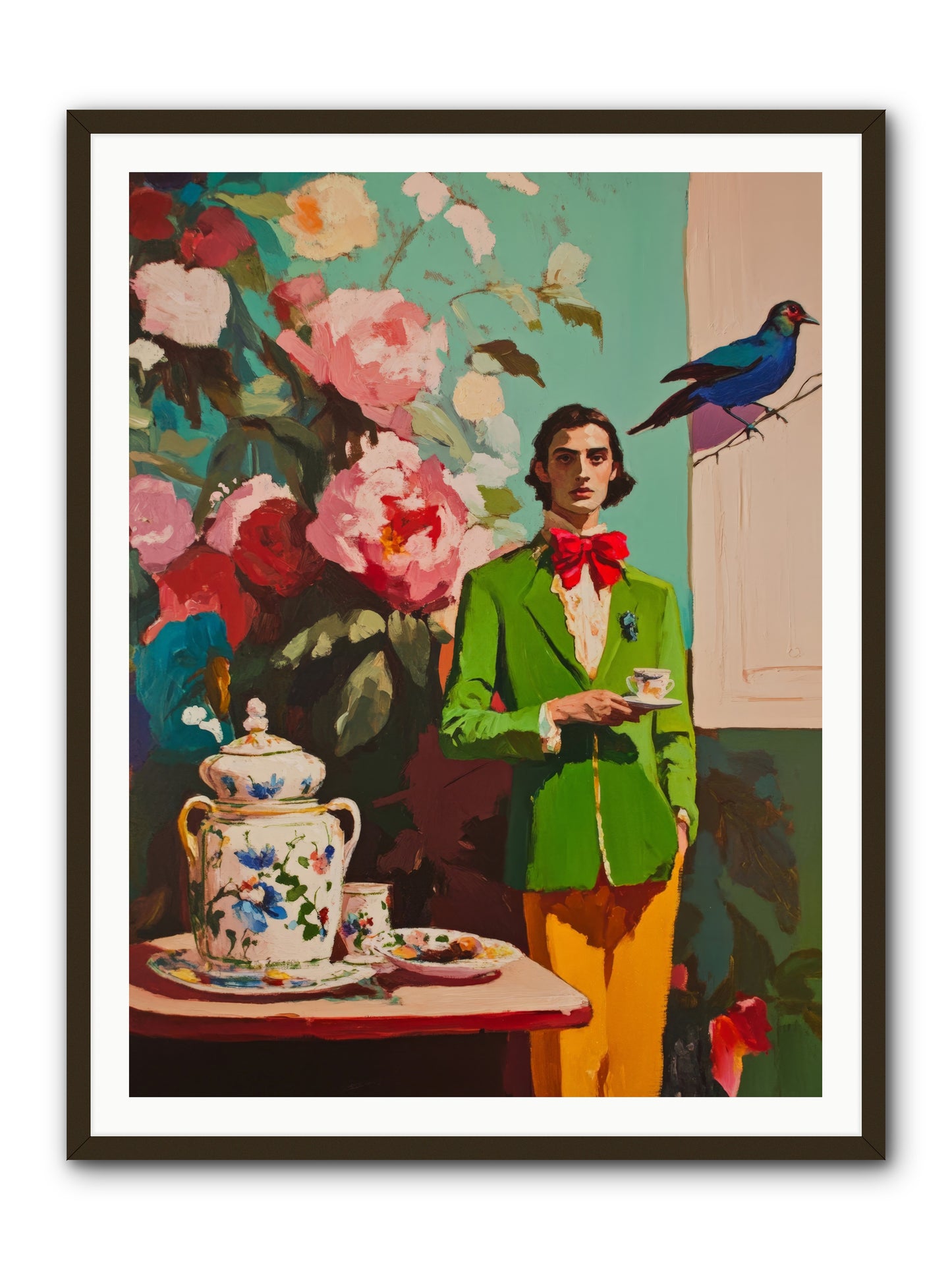 The Veranda BotanistRez2 -- Framed Print - Black 36x48
