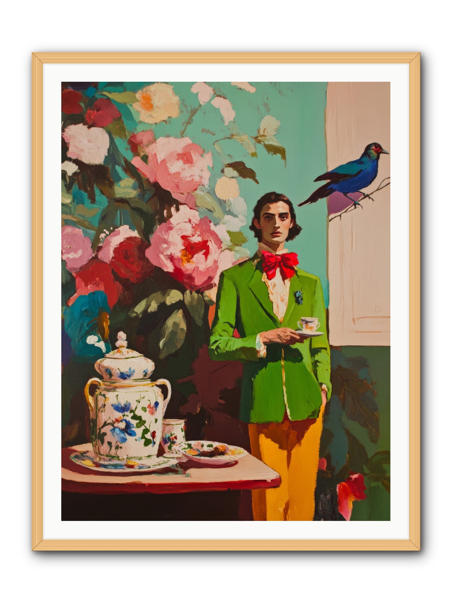 The Veranda BotanistRez2 -- Framed Print - Natural 36x48