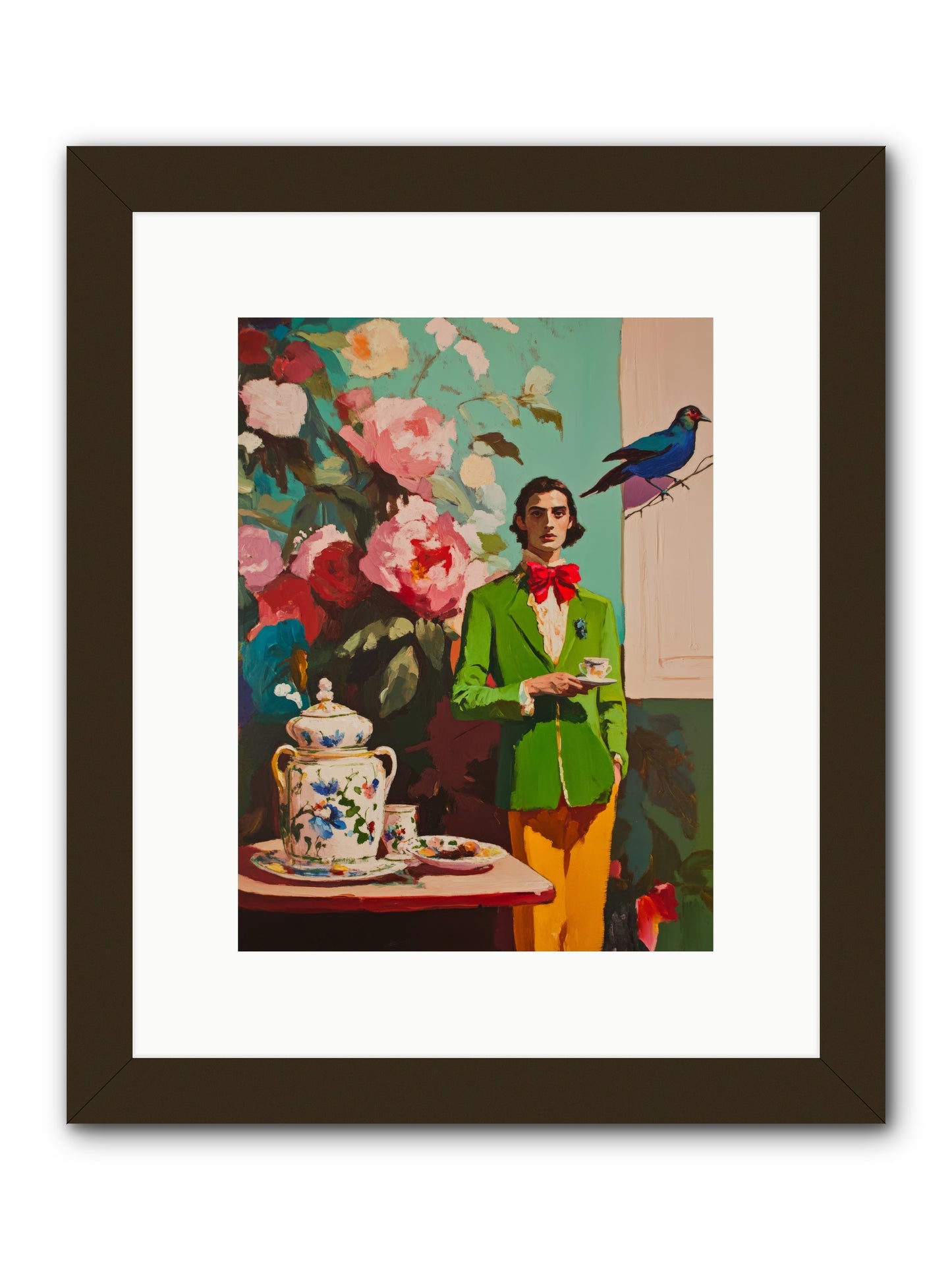 The Veranda BotanistRez2 -- Framed Print - Black 9x12