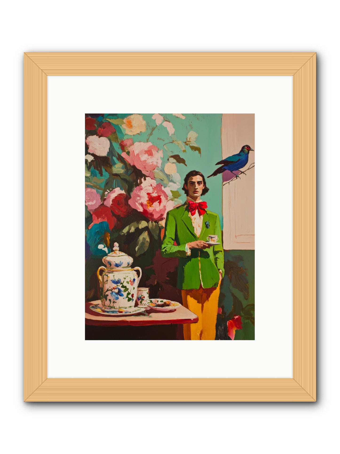 The Veranda BotanistRez2 -- Framed Print - Natural 9x12