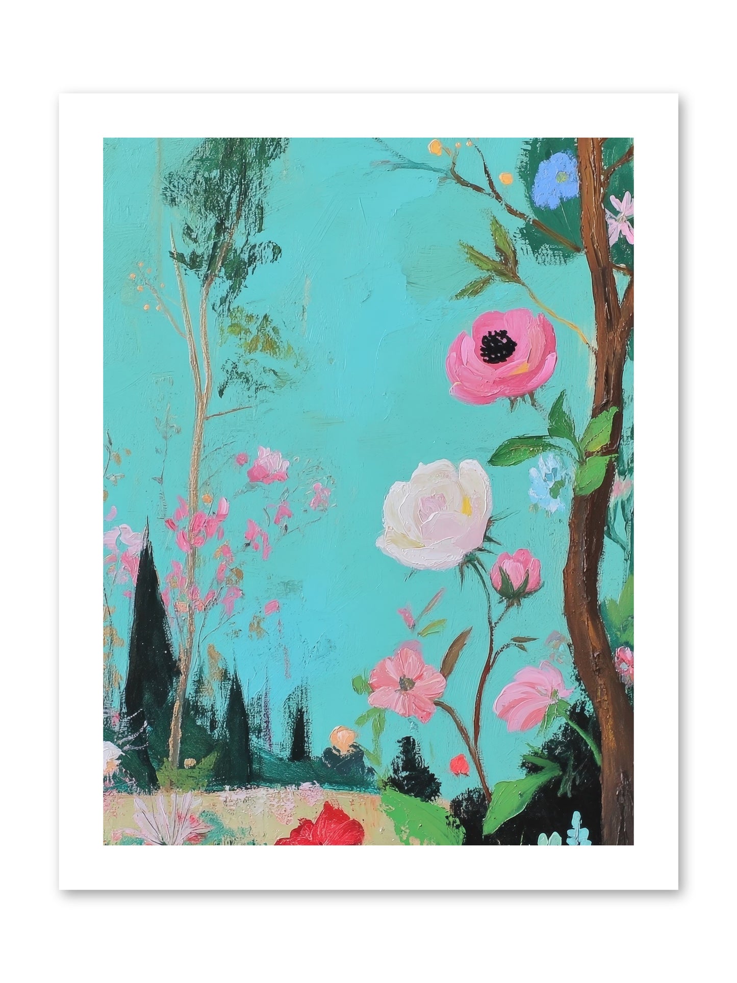 The Verdant Tapestry-REZ -- Paper Print 12x16