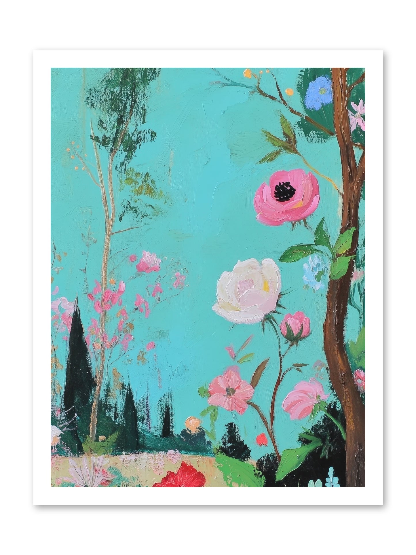 The Verdant Tapestry-REZ -- Paper Print 18x24