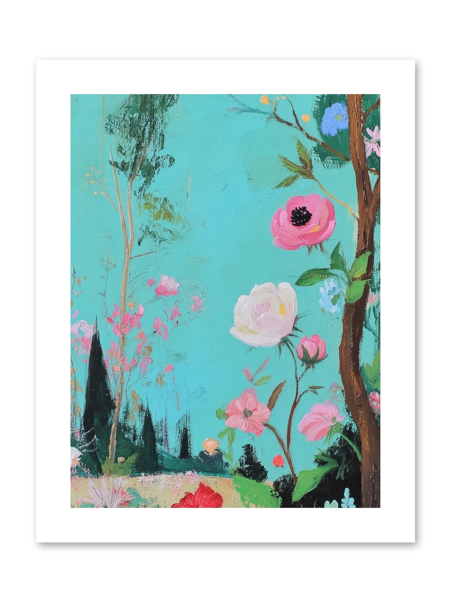 The Verdant Tapestry-REZ -- Paper Print 9x12