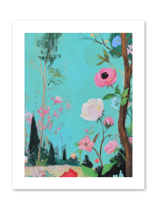 The Verdant Tapestry-REZ -- Paper Print 9x12
