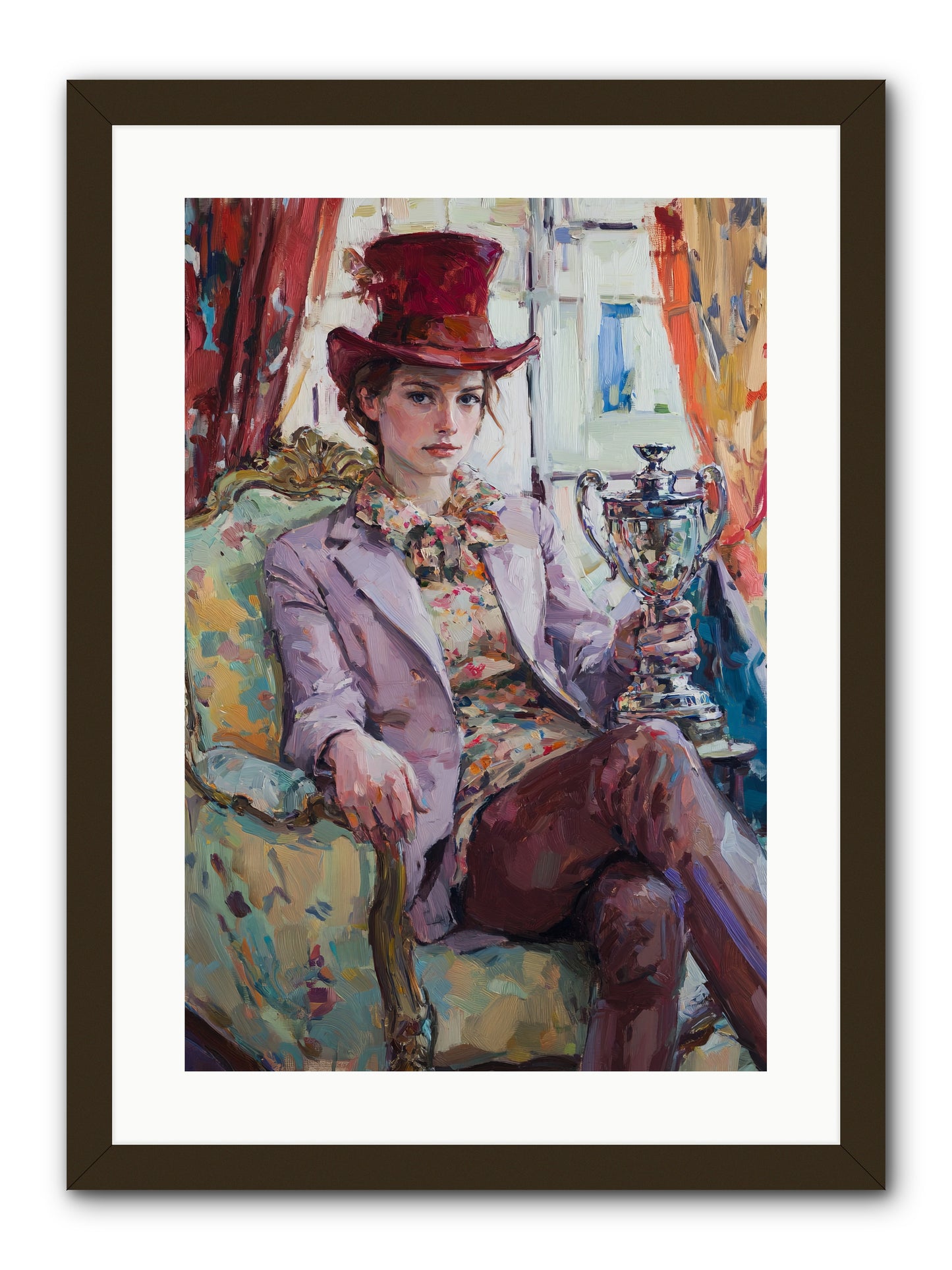 The Victory -- Framed Print - Black 16x24
