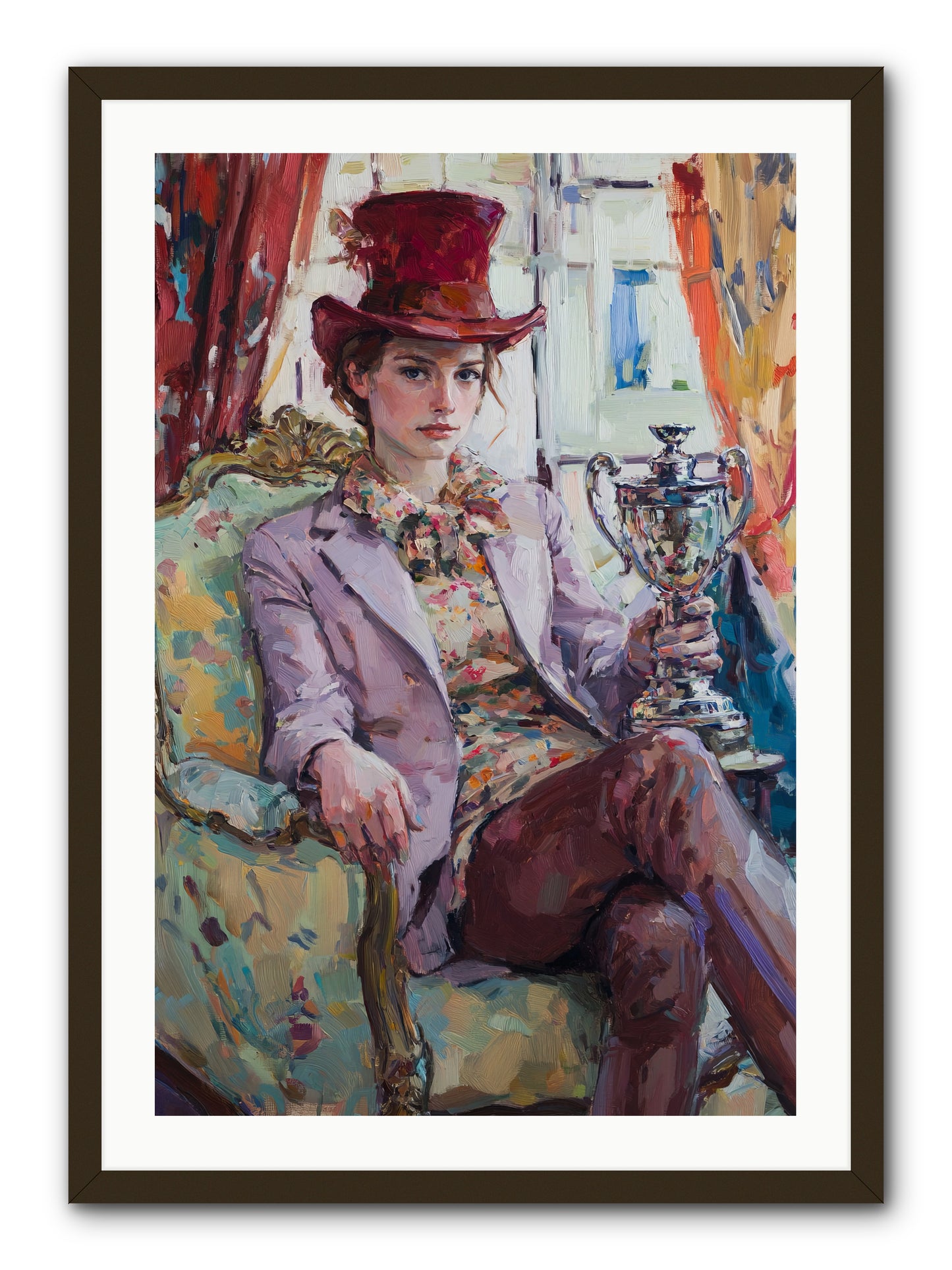 The Victory -- Framed Print - Black 24x36