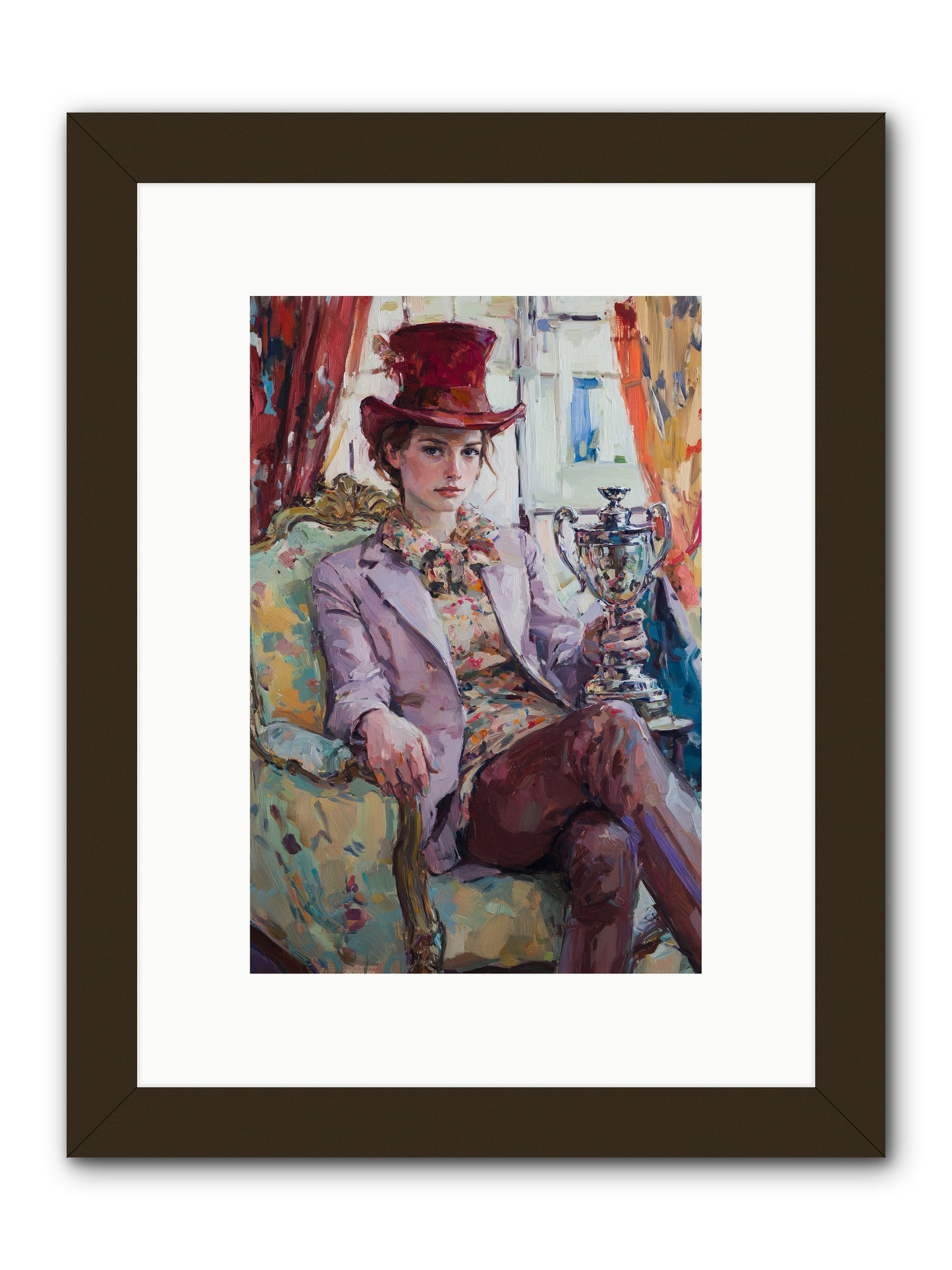 The Victory -- Framed Print - Black 8x12