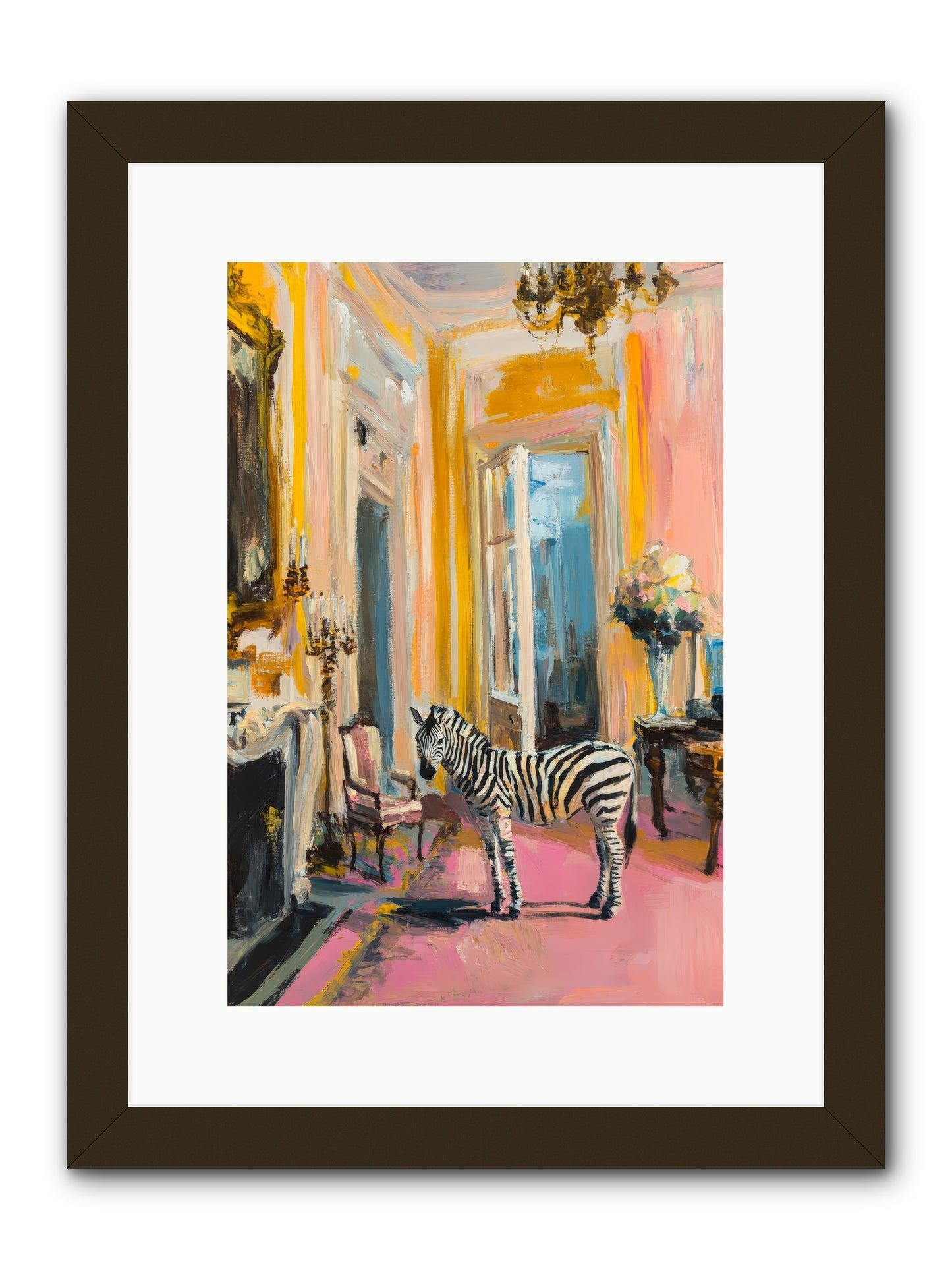 The View From Room 237 -- Framed Print - Black 10x15