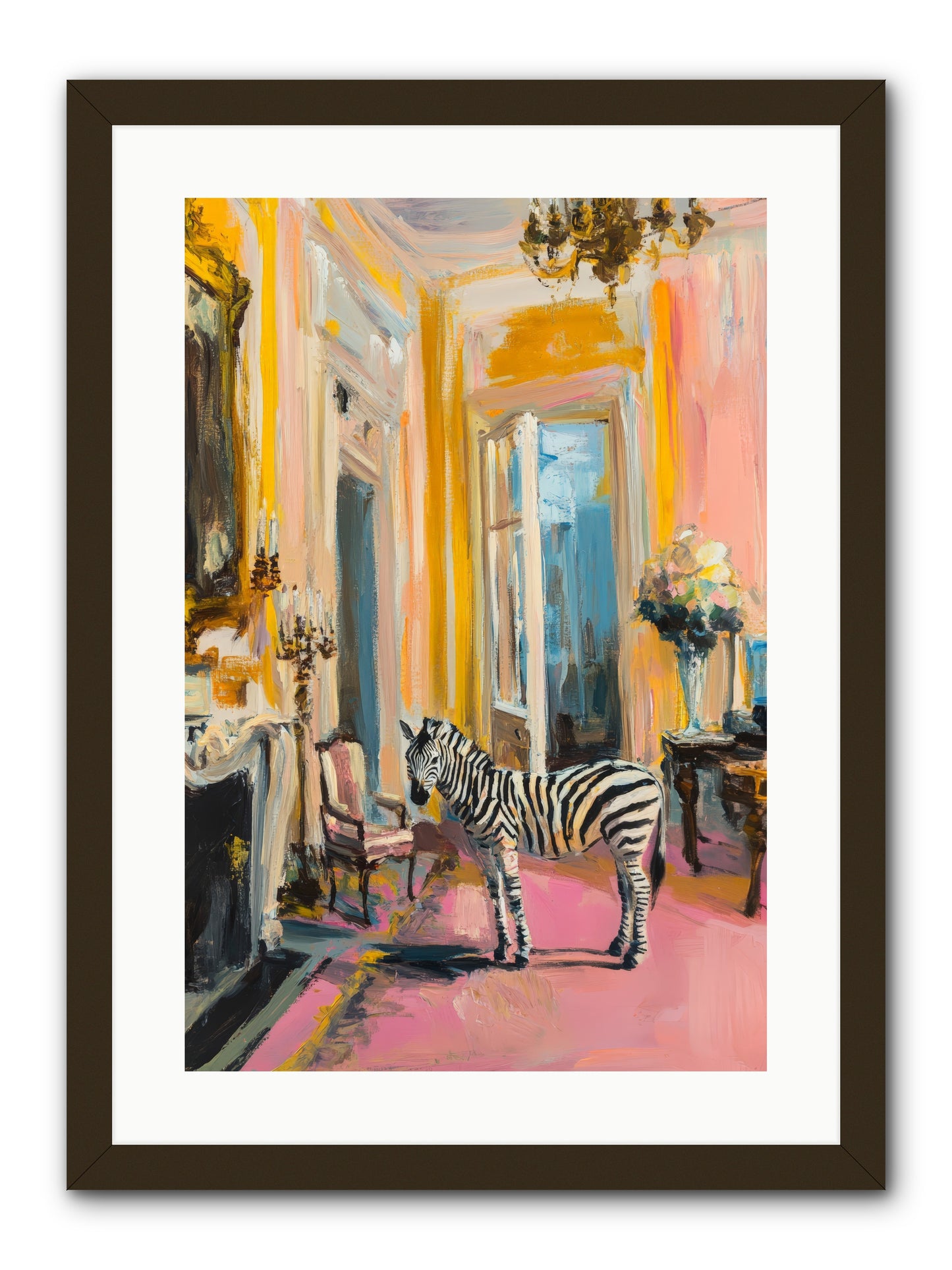 The View From Room 237 -- Framed Print - Black 16x24