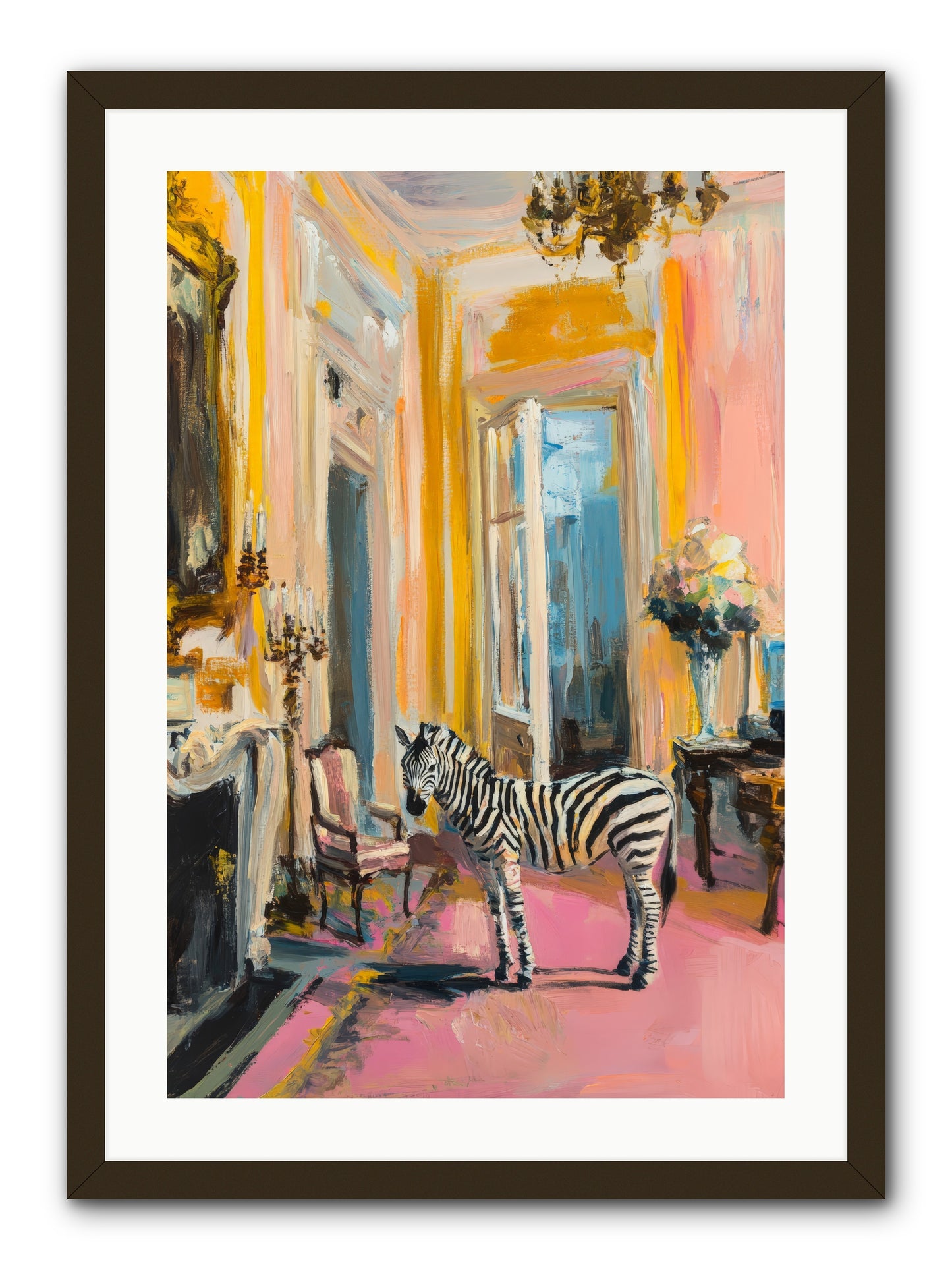 The View From Room 237 -- Framed Print - Black 20x30