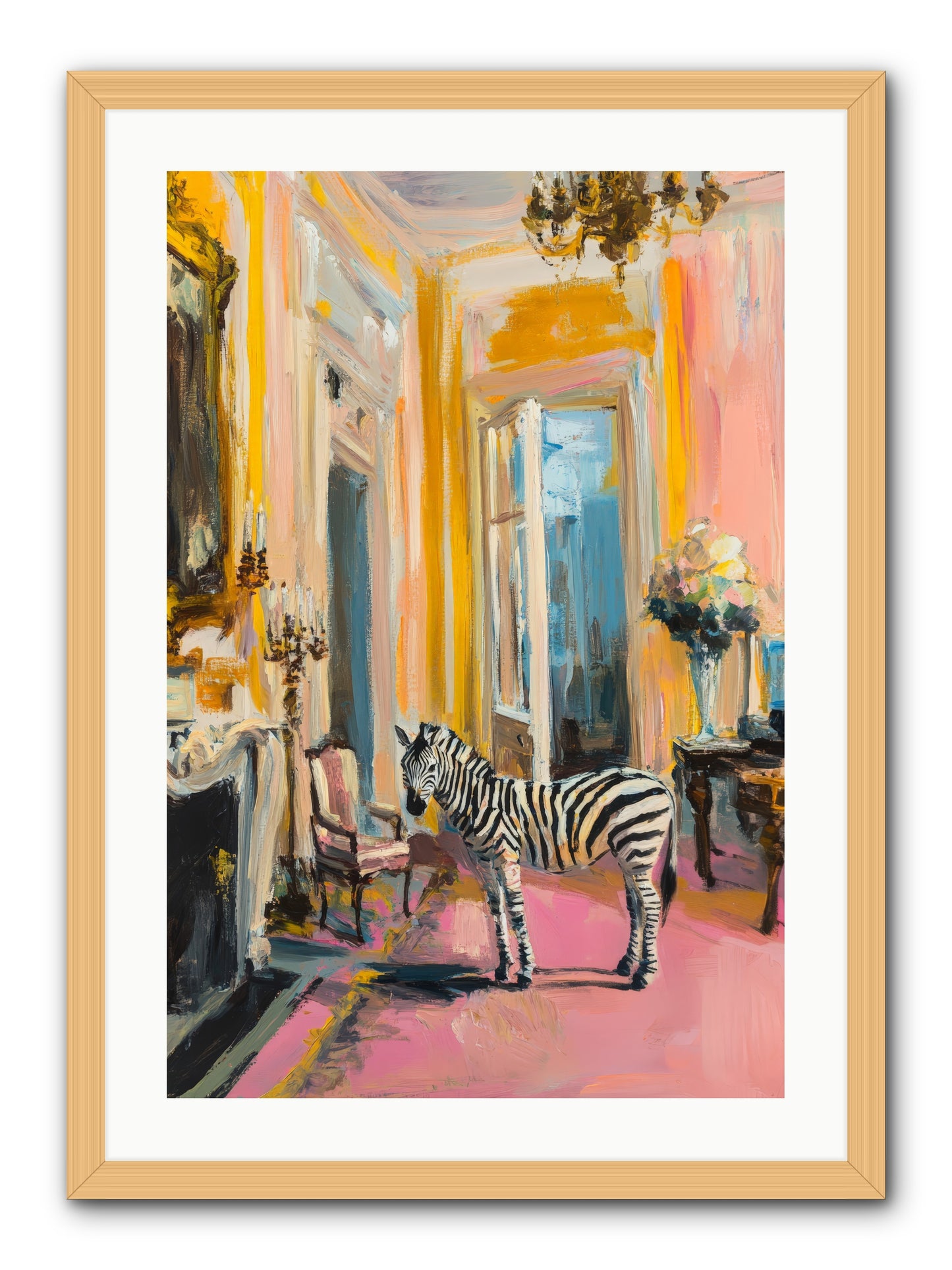 The View From Room 237 -- Framed Print - Natural 20x30