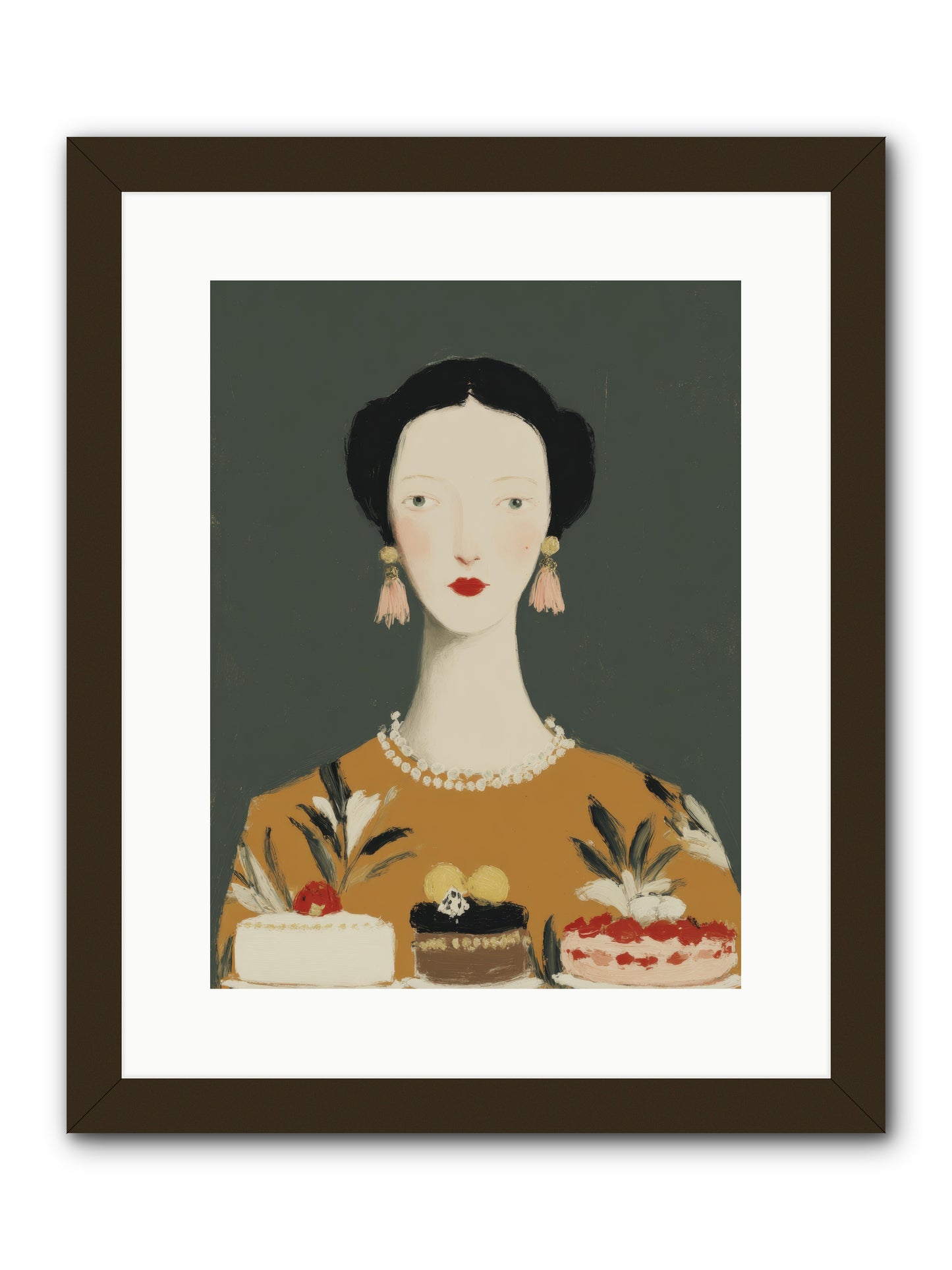 The Vigil -- Framed Print - Black 12x16