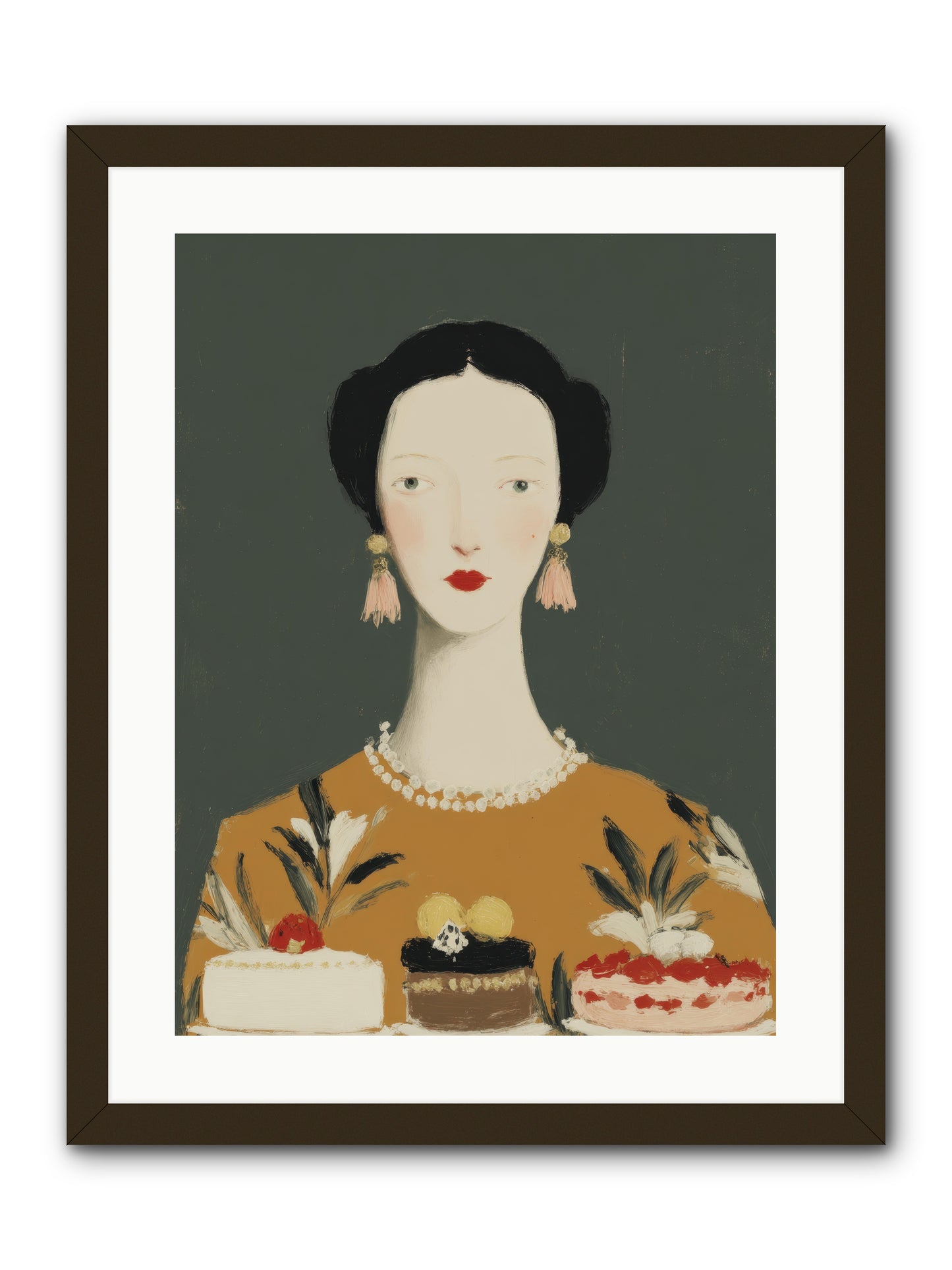 The Vigil -- Framed Print - Black 18x24