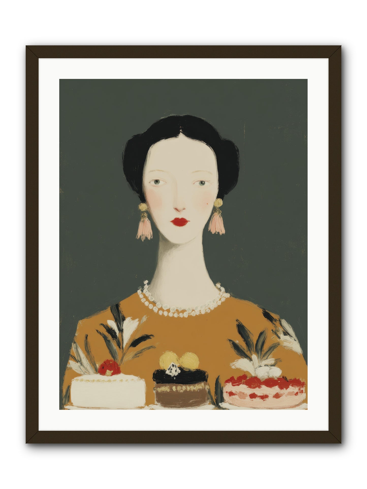 The Vigil -- Framed Print - Black 24x32