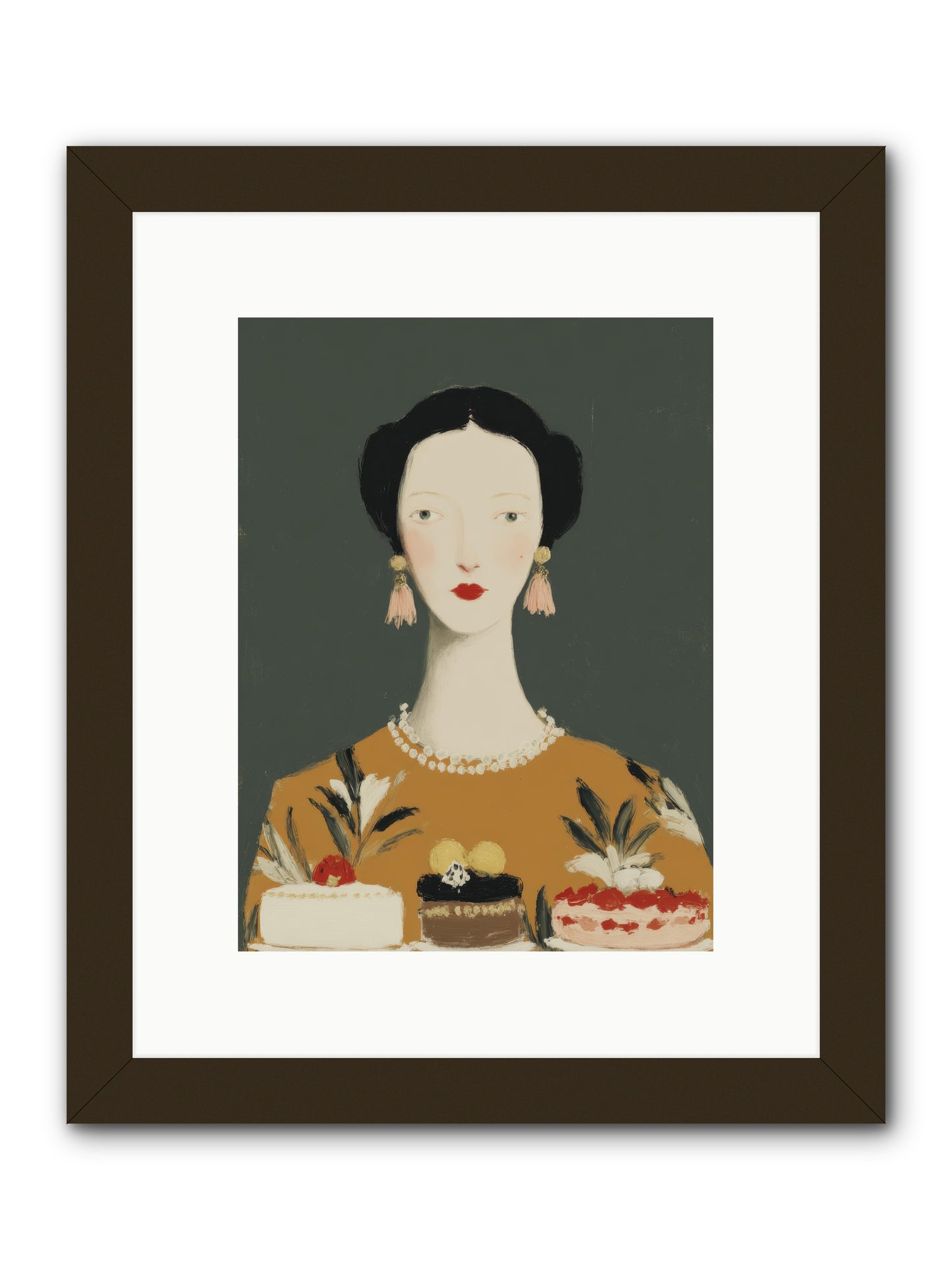 The Vigil -- Framed Print - Black 9x12