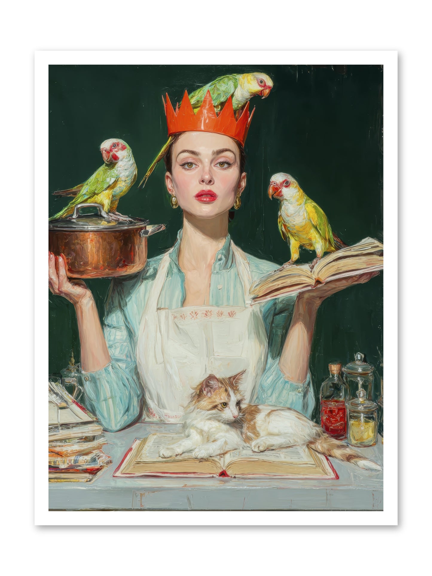 The Violet Sandwich Club -- Paper Print 24x32