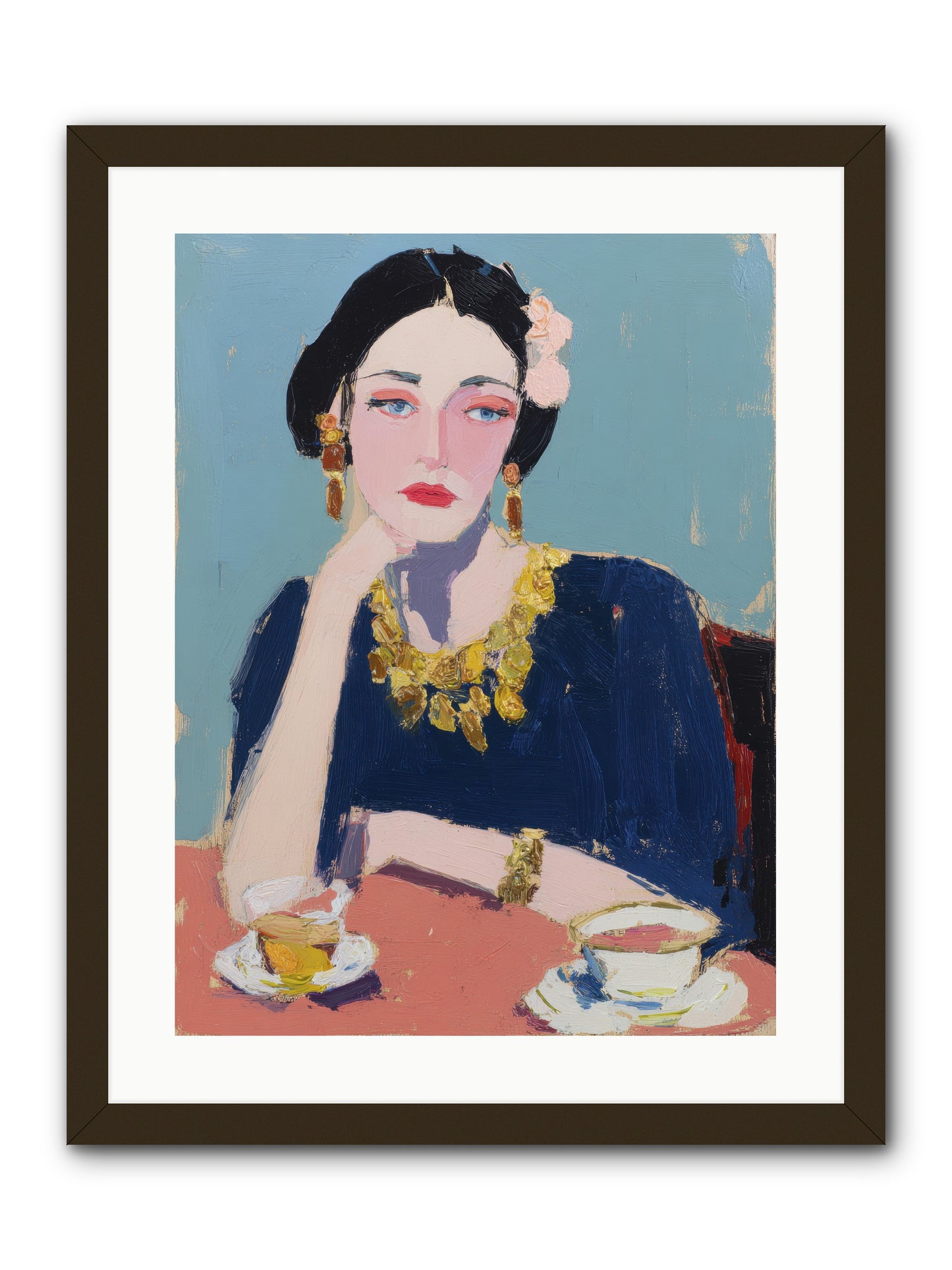 The Waiting Hour -- Framed Print - Black 18x24