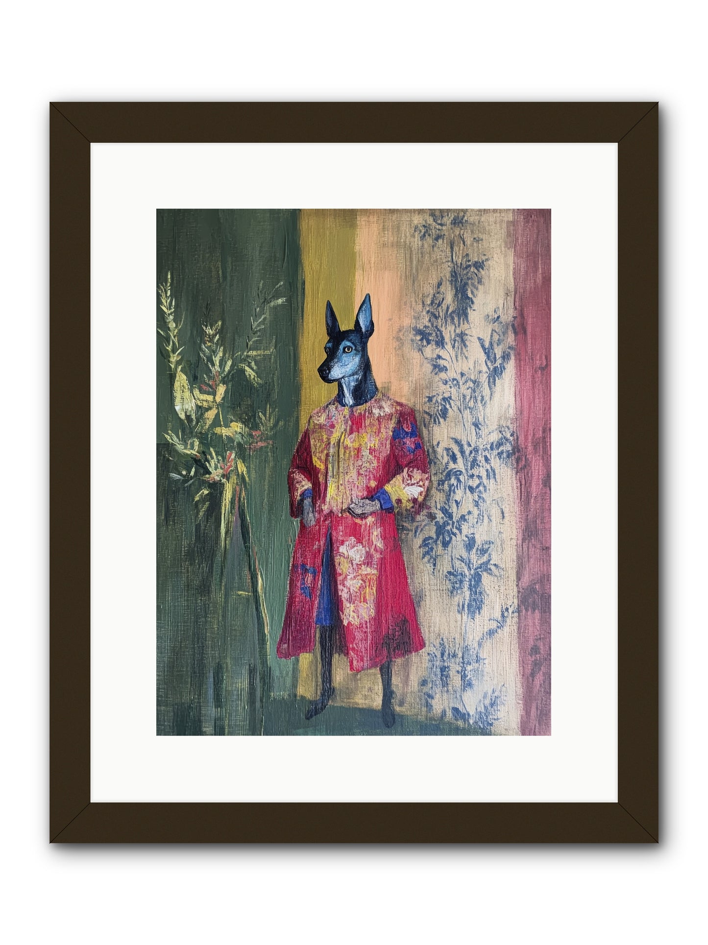 The Walled Garden -- Framed Print - Black 12x16