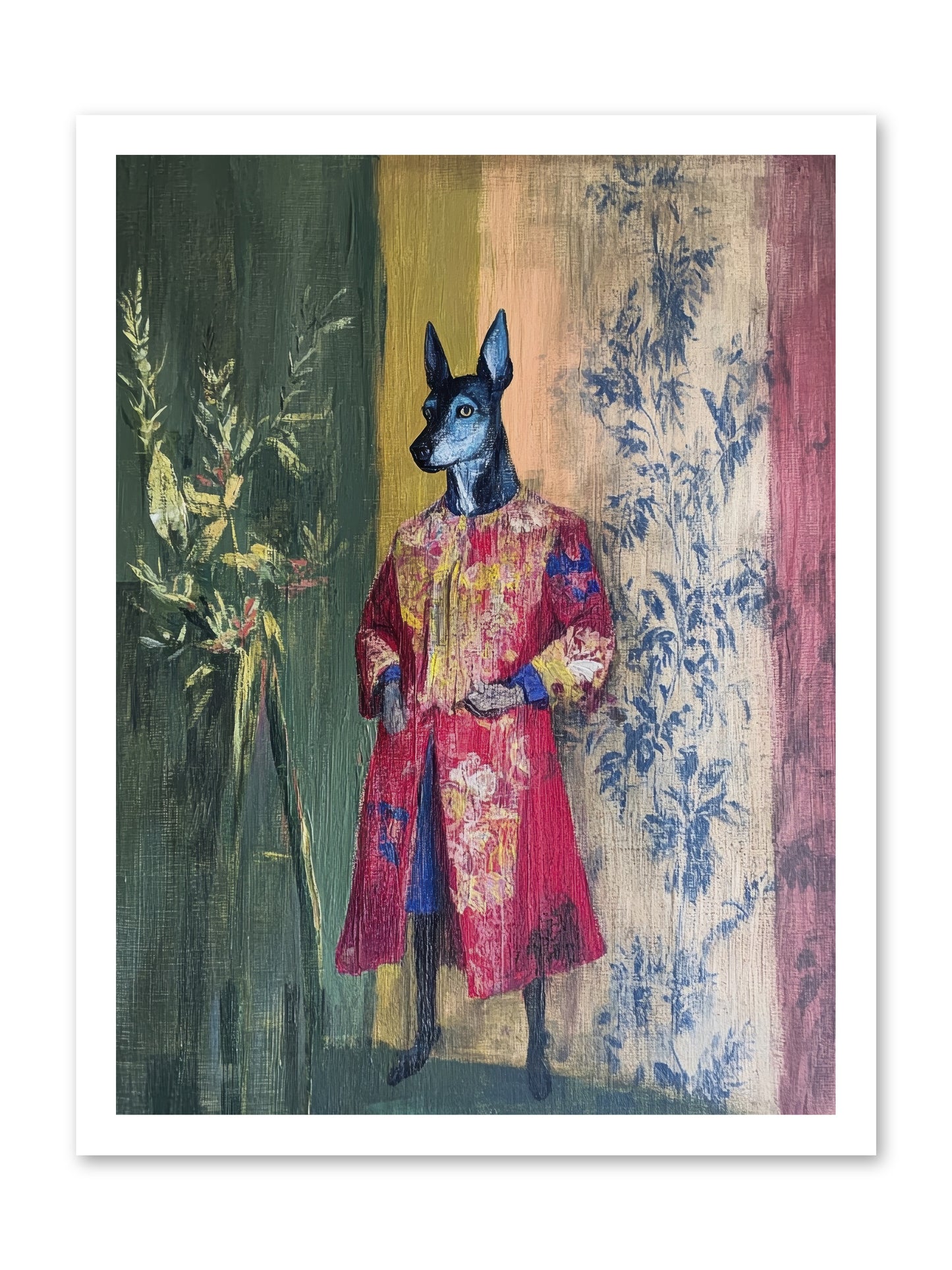 The Walled Garden -- Loose Canvas Print 18x24