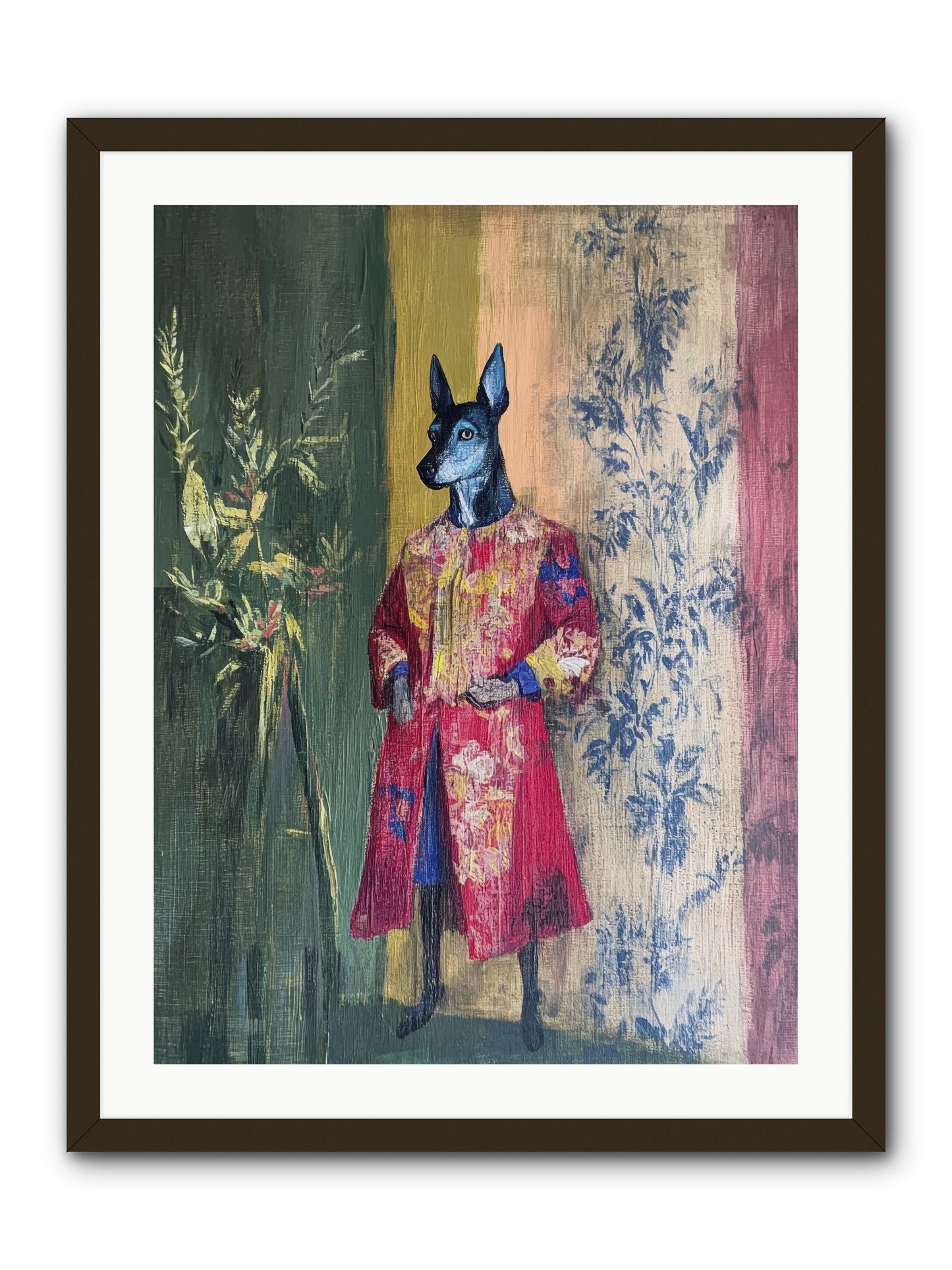 The Walled Garden -- Framed Print - Black 24x32