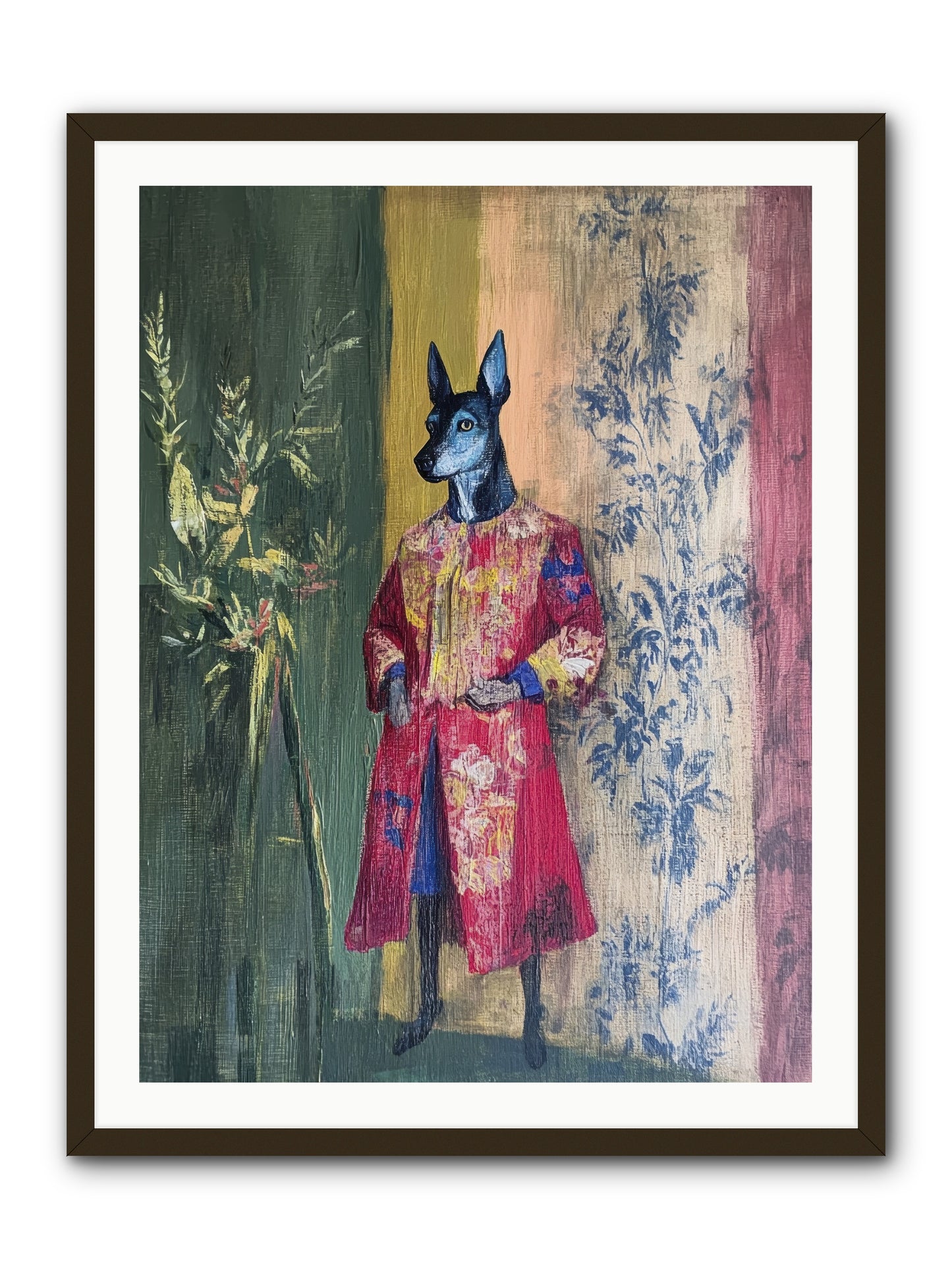 The Walled Garden -- Framed Print - Black 30x40