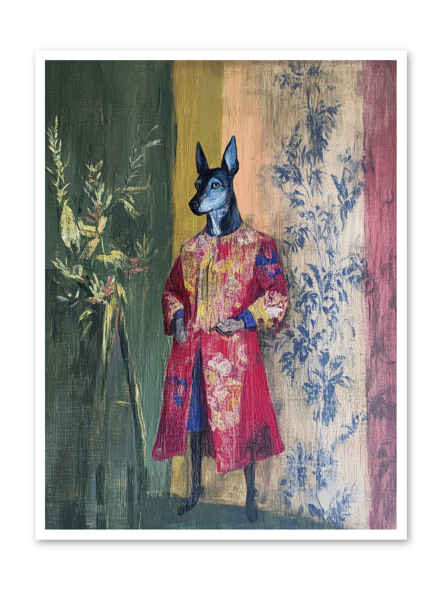 The Walled Garden -- Loose Canvas Print 36x48