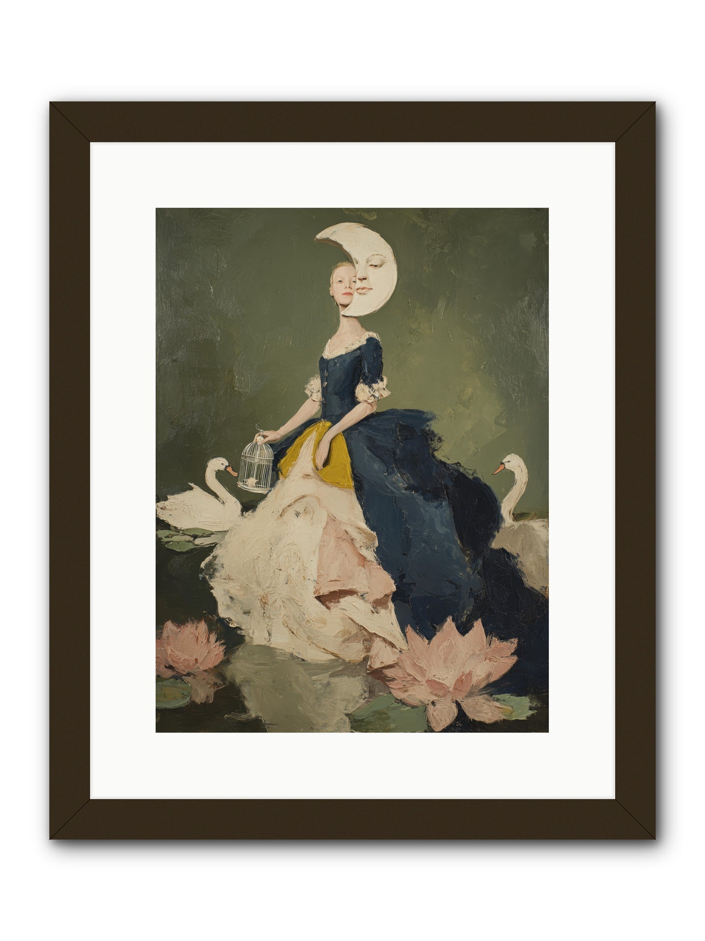 The Wardrobe of Small Triumphs -- Framed Print - Black 12x16