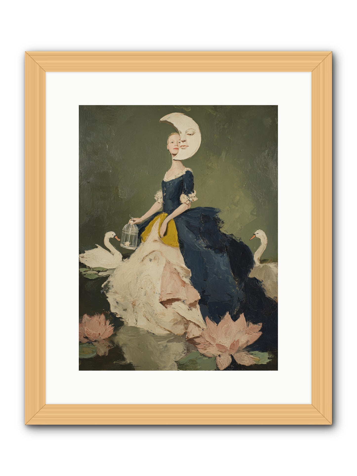 The Wardrobe of Small Triumphs -- Framed Print - Natural 12x16
