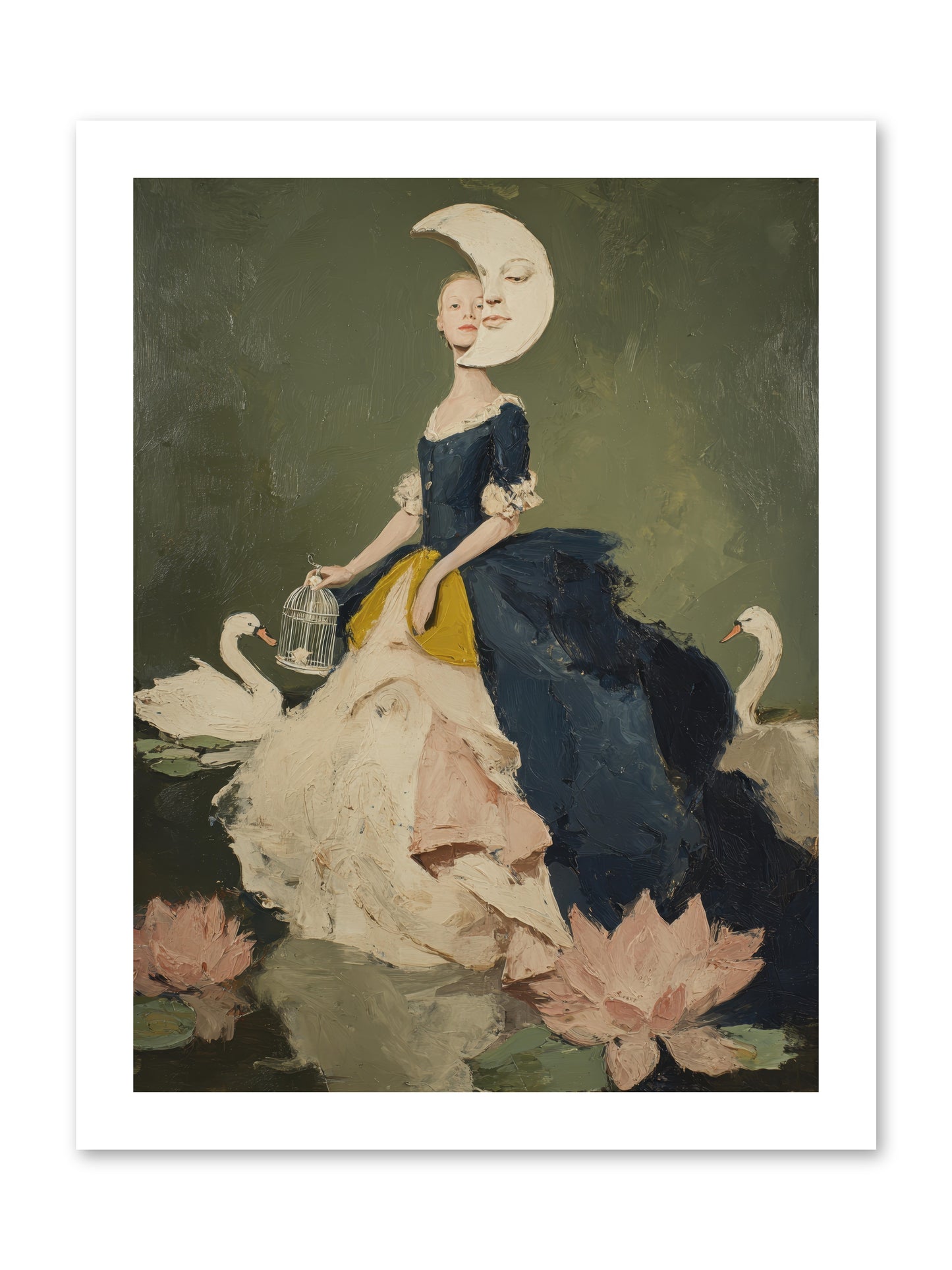The Wardrobe of Small Triumphs -- Loose Canvas Print 12x16