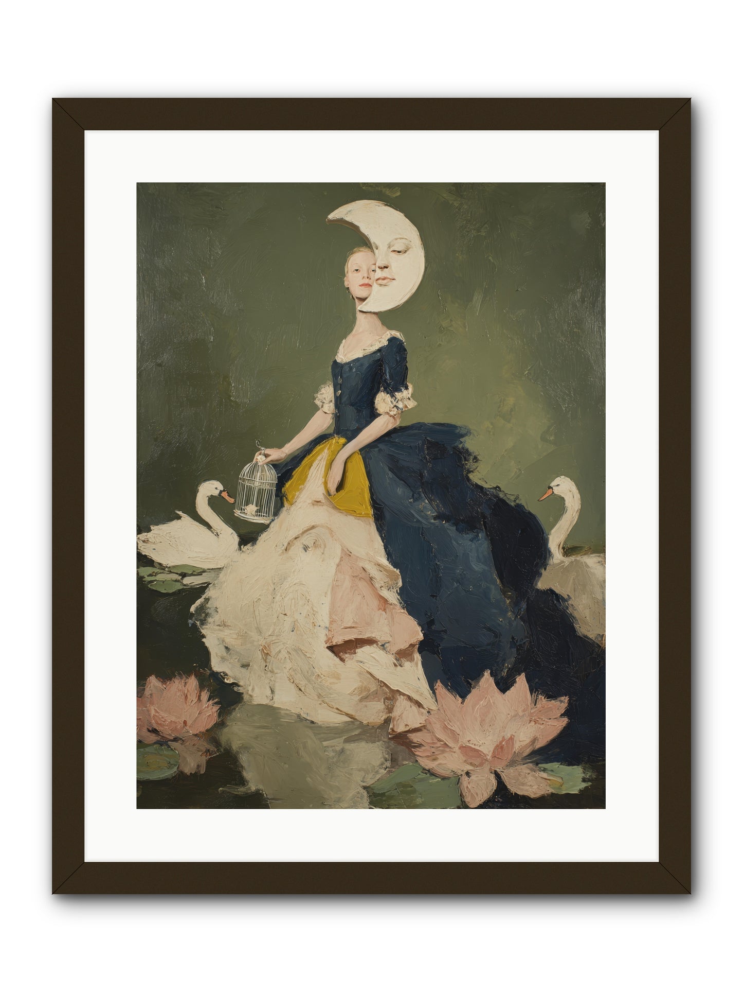 The Wardrobe of Small Triumphs -- Framed Print - Black 18x24