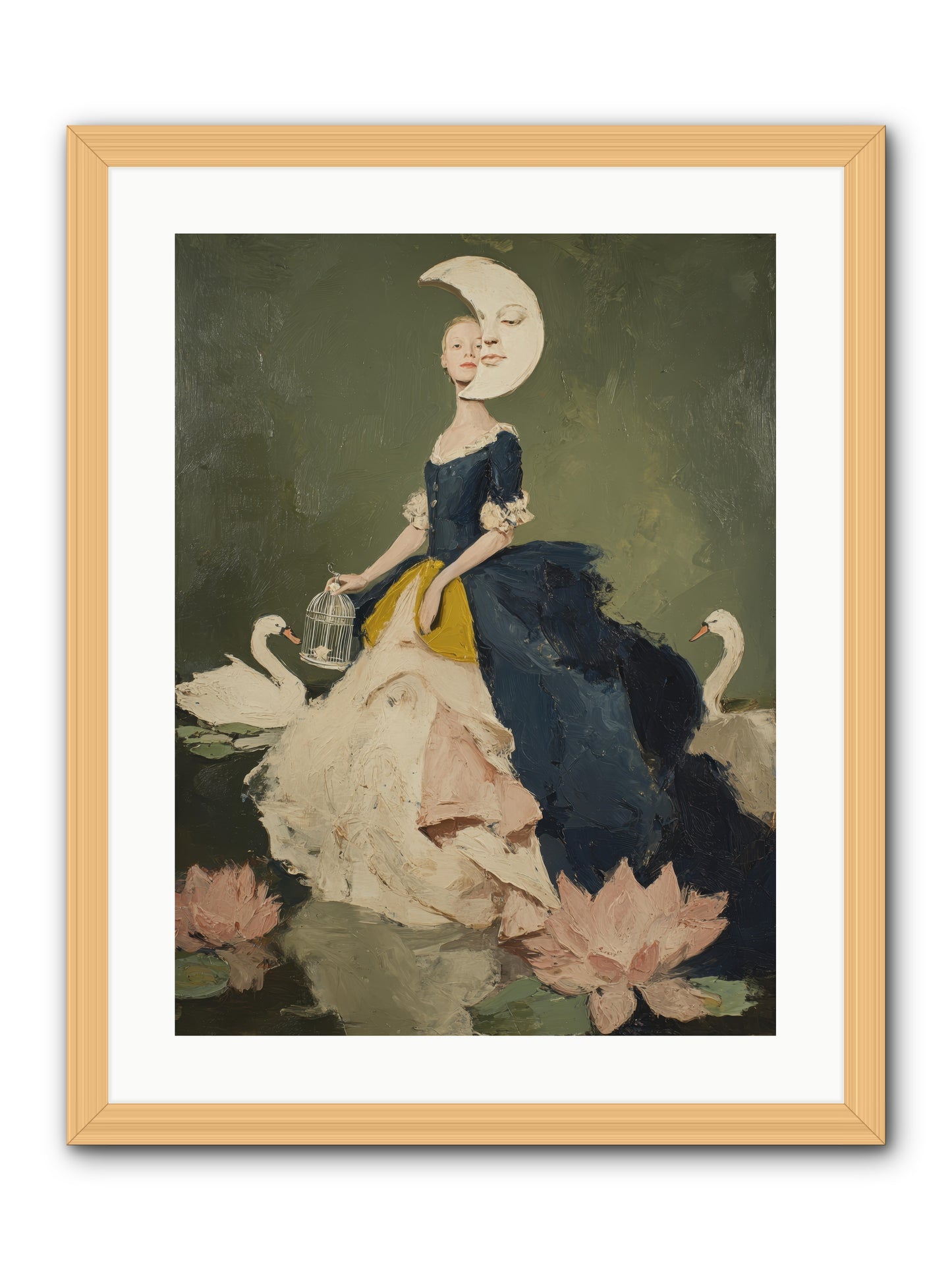 The Wardrobe of Small Triumphs -- Framed Print - Natural 18x24
