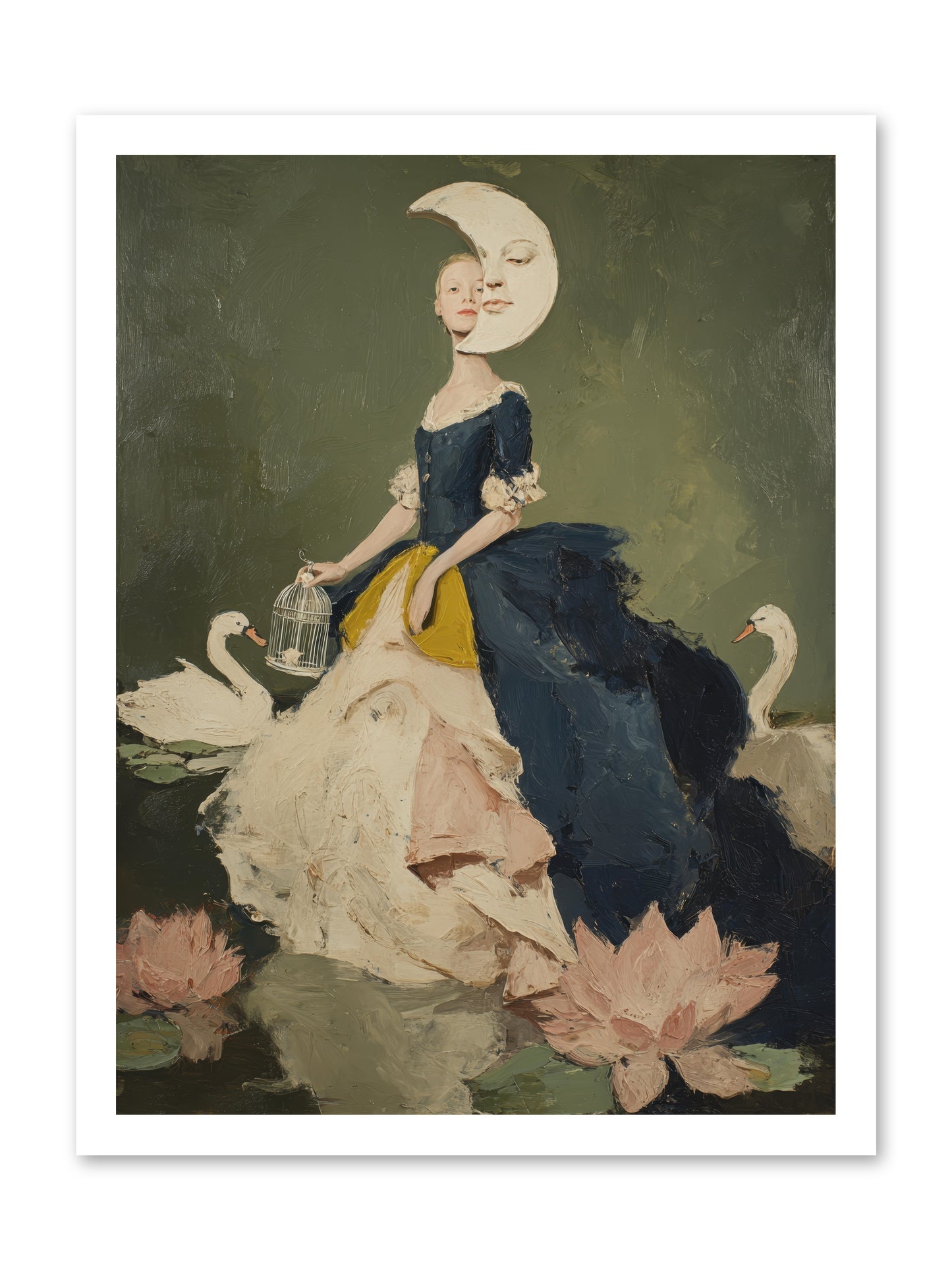 The Wardrobe of Small Triumphs -- Loose Canvas Print 18x24